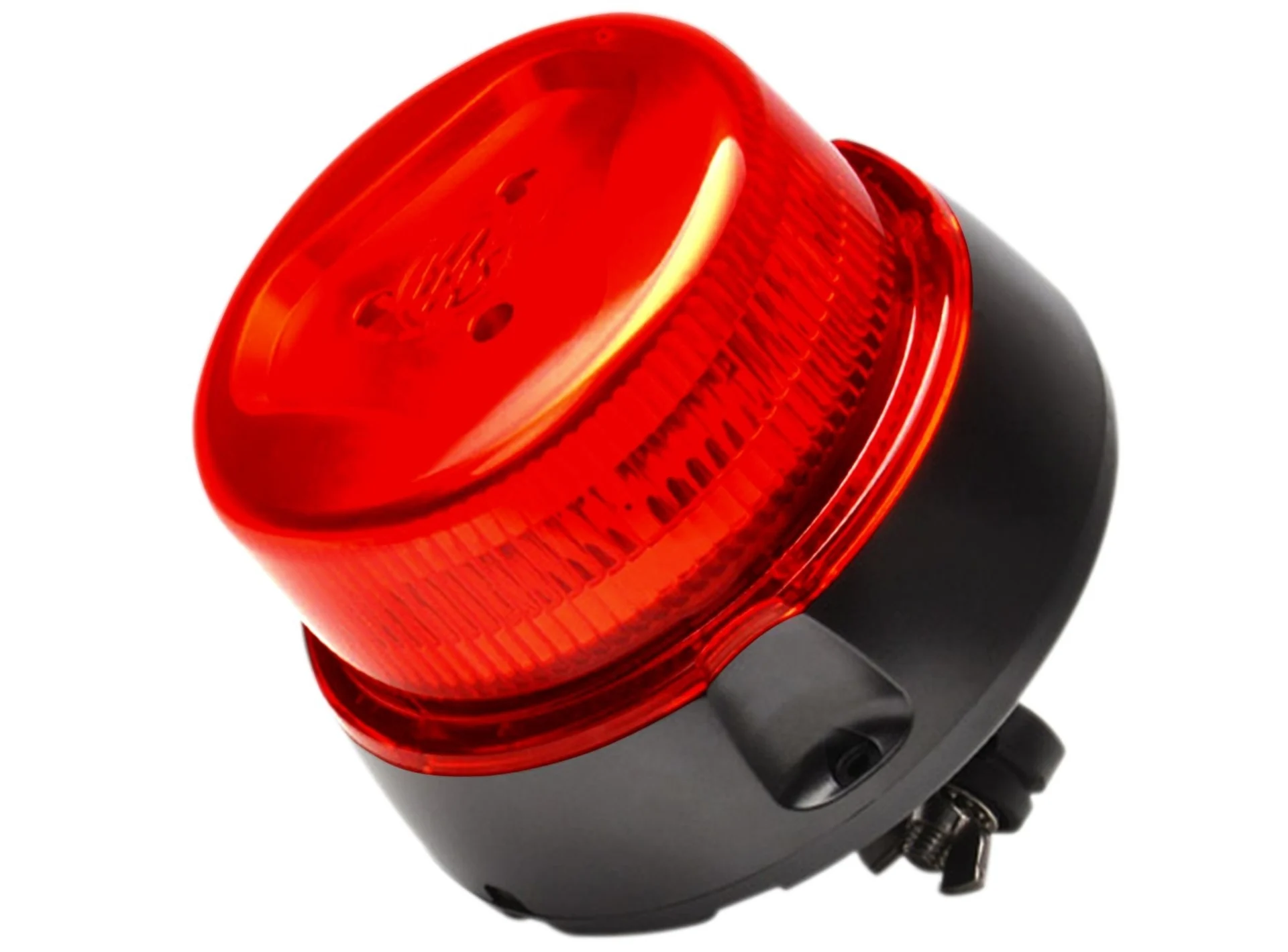 WAS LED-Blitzleuchte 12/24 V *** ROT *** ø 162 × 174 mm, IP68, für Aufsteckrohr DIN A