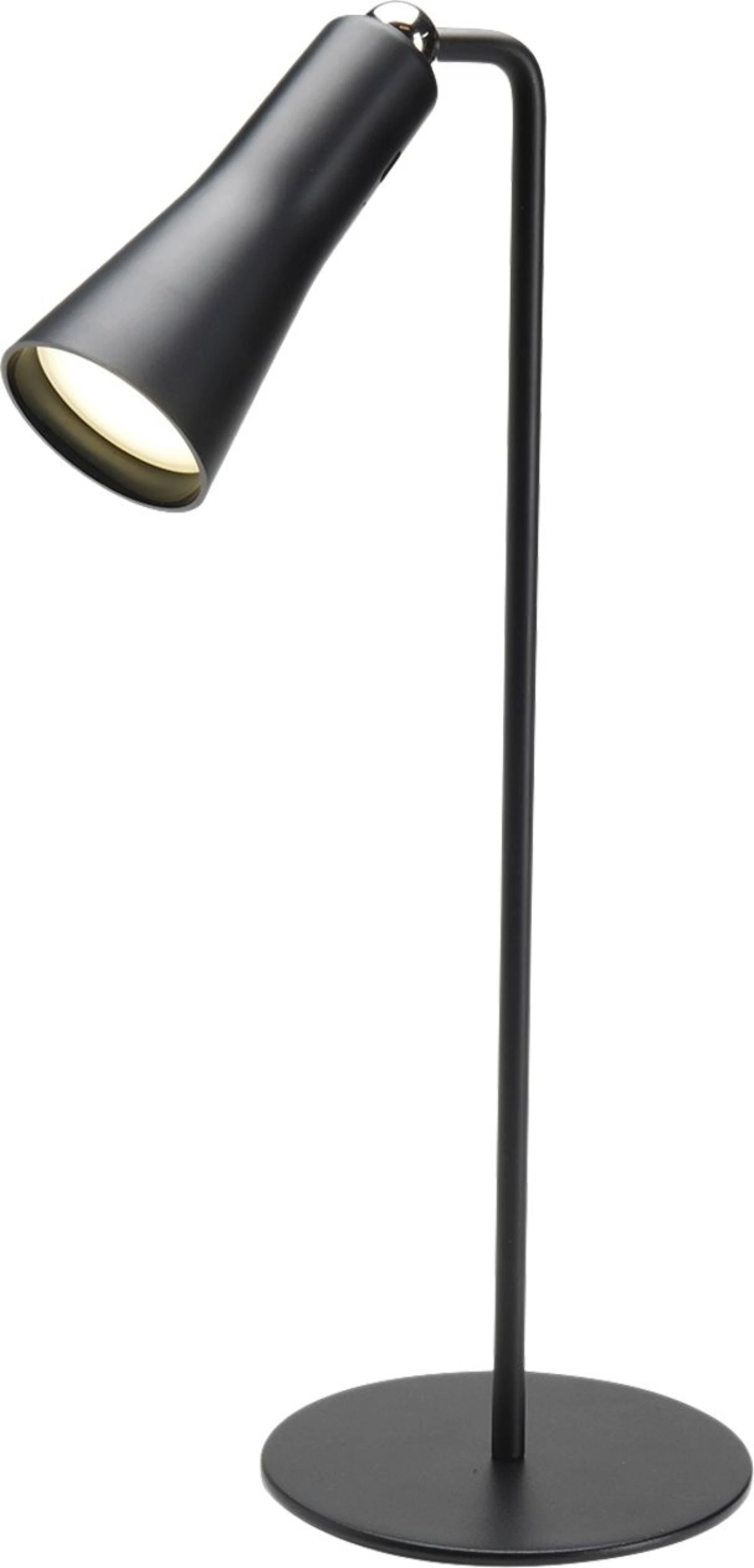 Wecamp Magnete aufladbare Tischlampe schwarz