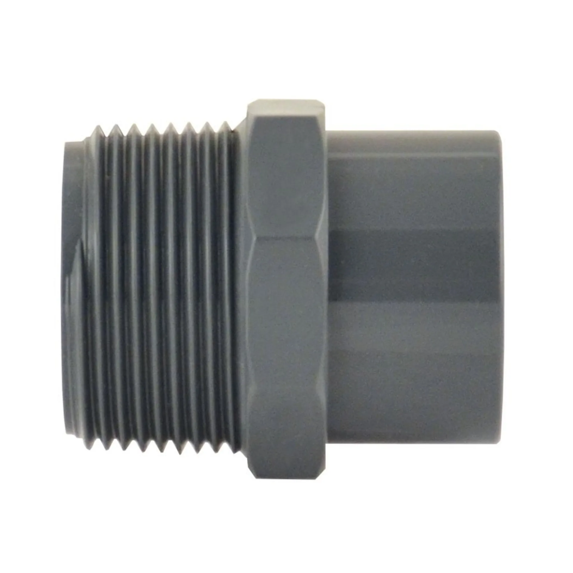 Lilie 40mm raccord de tuyau droit avec AG 1 ¼ pouce, double joint torique rainure de bague extérieure