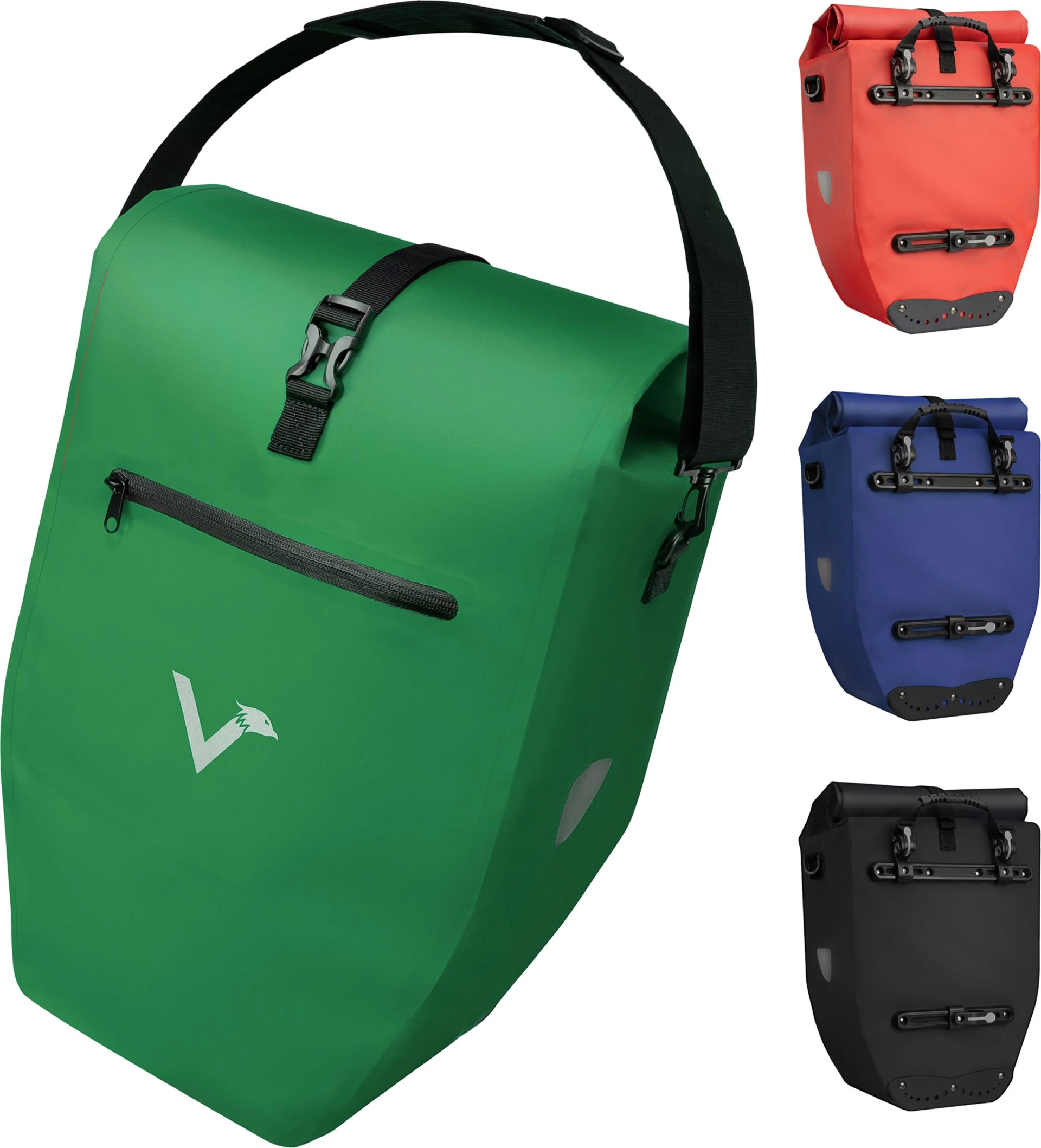 Valkental ValkBasic Gepäckträgertasche grün