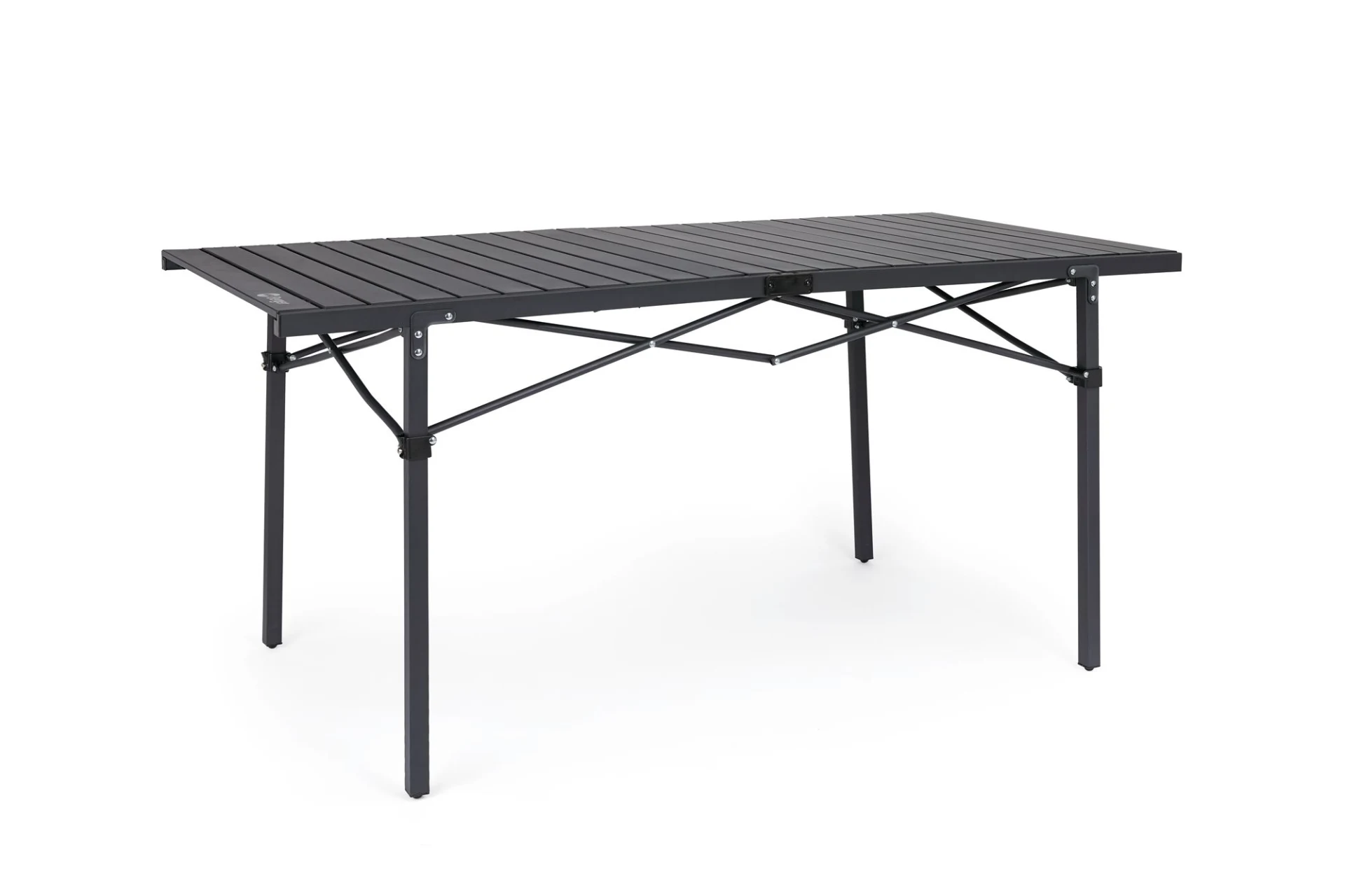 Berger Table à roulettes en aluminium RAVELLO 140 x 70 cm noir