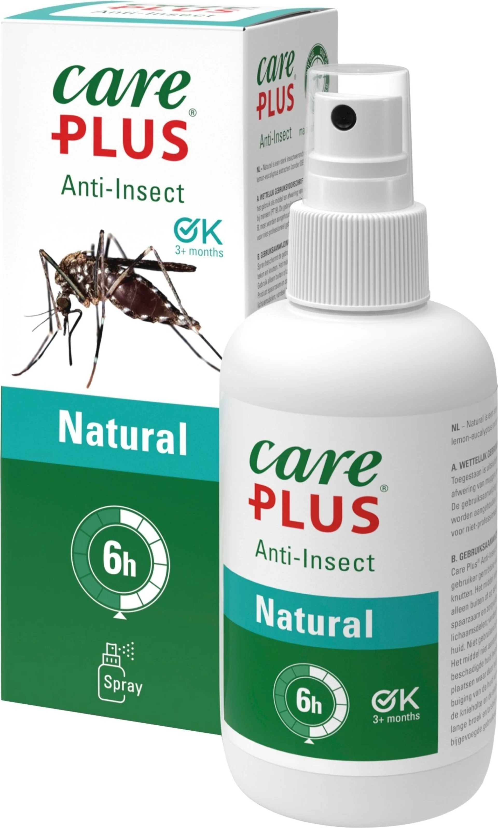 Care Plus Spray anti-insectes naturel Citriodiol 200 ml