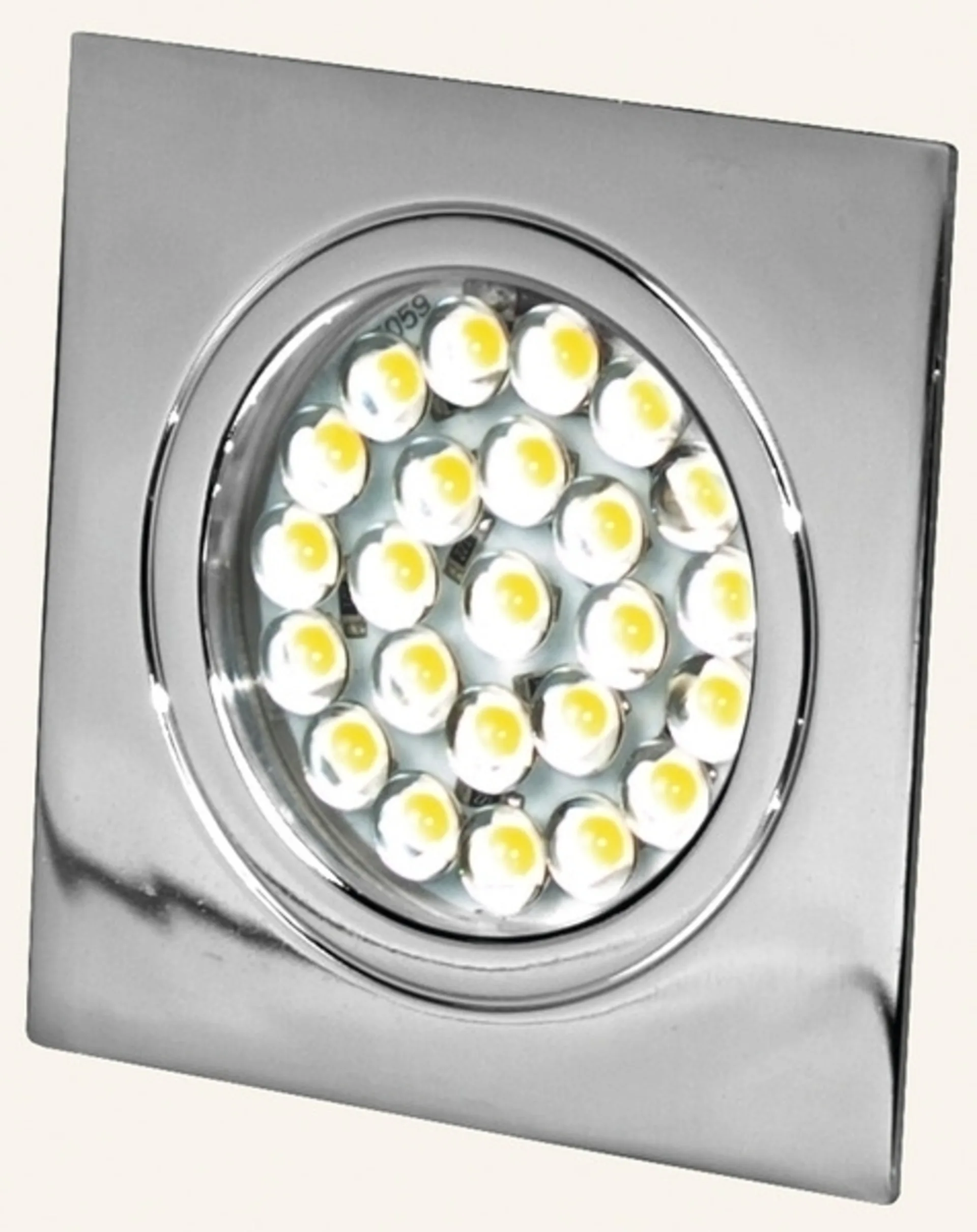 12V LED Einbauspot mit Touch-Schalter chrom 12V LED Einbauspot mit Touch-Schalter chrom