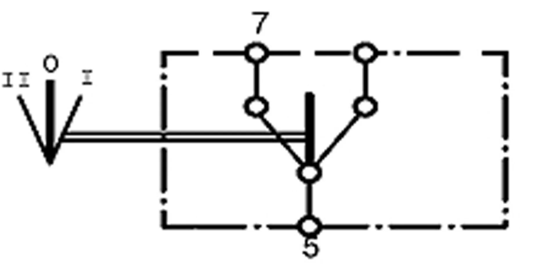 APEM - Wippschalter 1 - 0 - 2 1 - 0 - 2, IP68, Einbauloch 37 x 21 mm, Steckan.