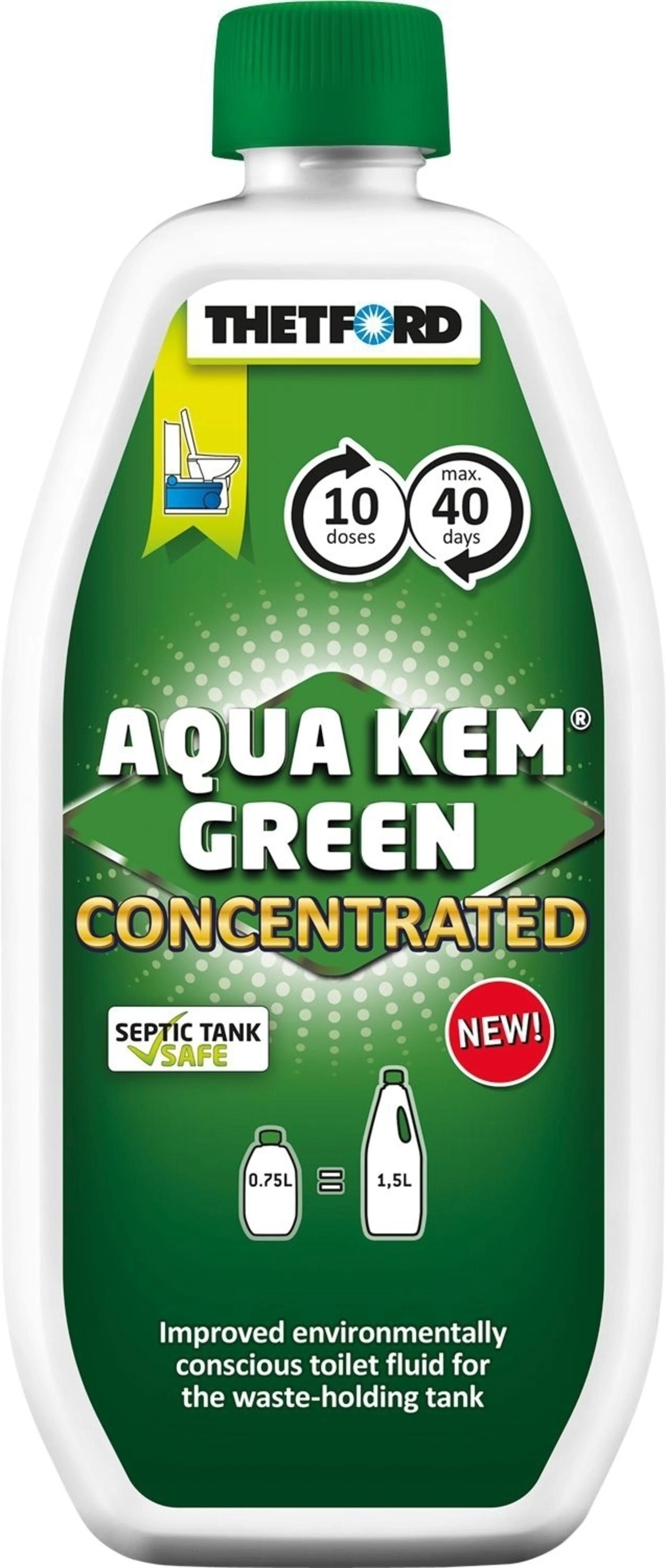 Thetford Aqua Kem Green Concentrated Sanitärflüssigkeit 750 ml