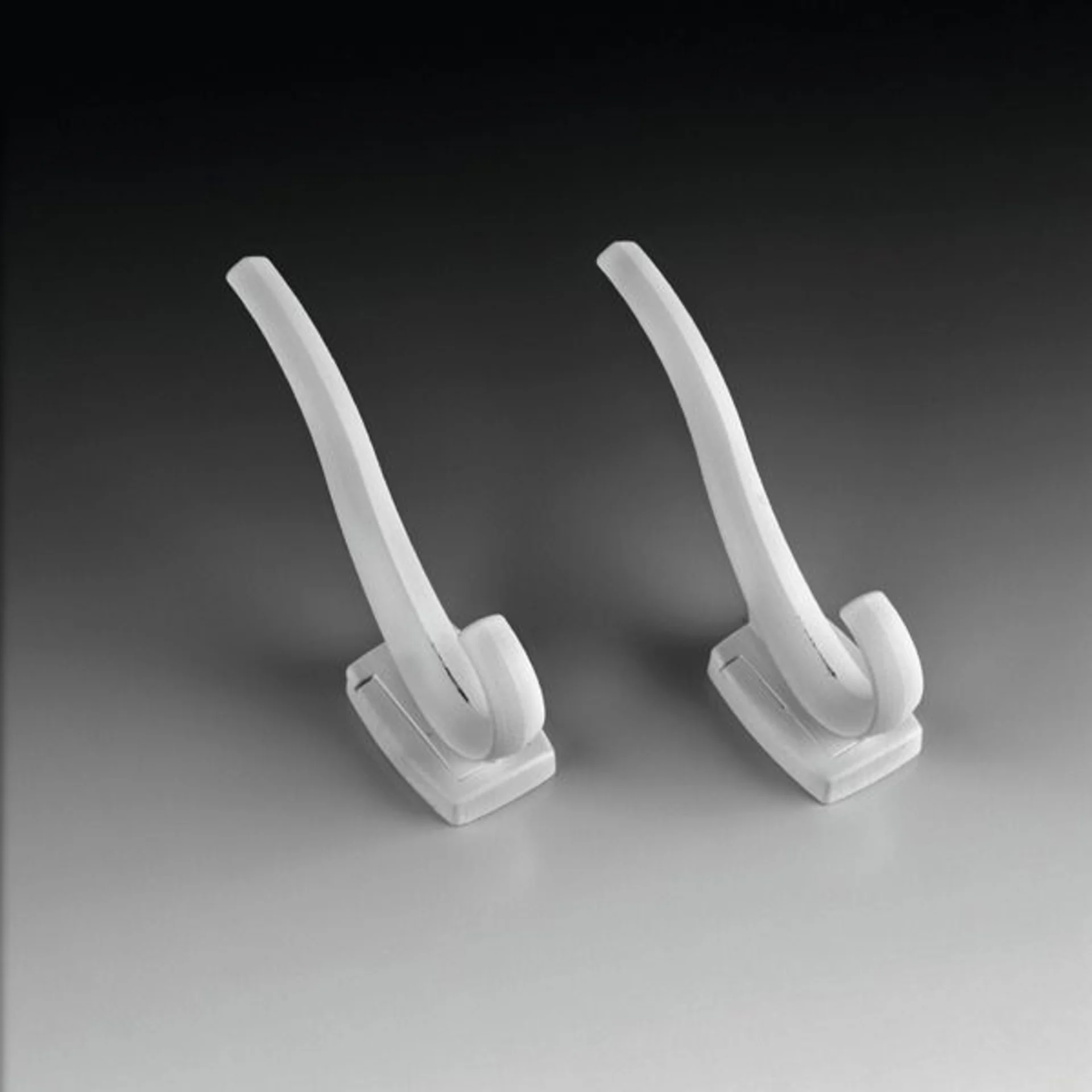 Set de 2 crochets muraux pour serviettes - Crochets de vestiaire