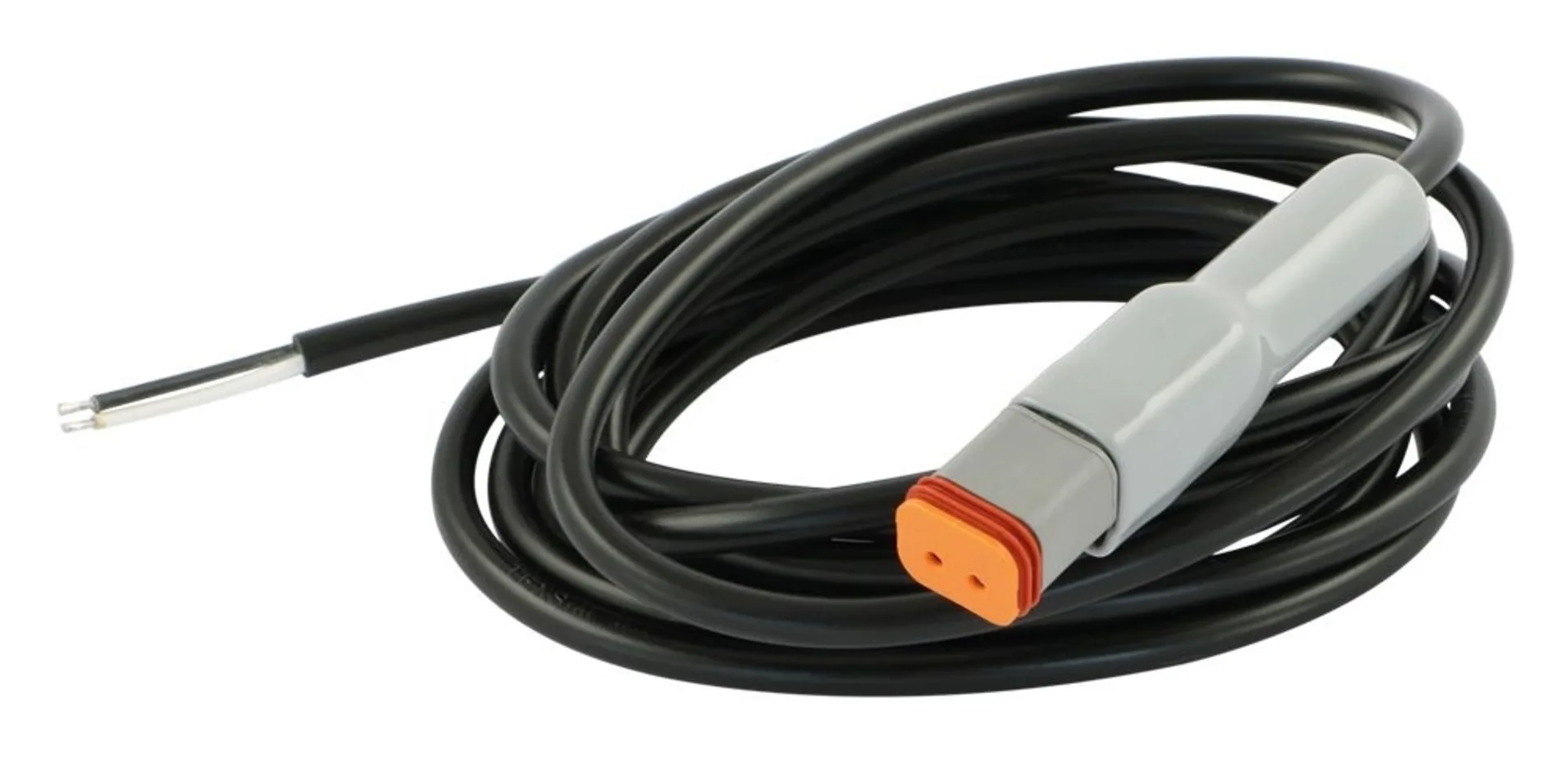 Kabel 2.5m mit Deutsch-Stecker 2-pol. 1.0mm2 Kabel 2.5m mit Deutsch-Stecker 2-pol. 1.0mm2