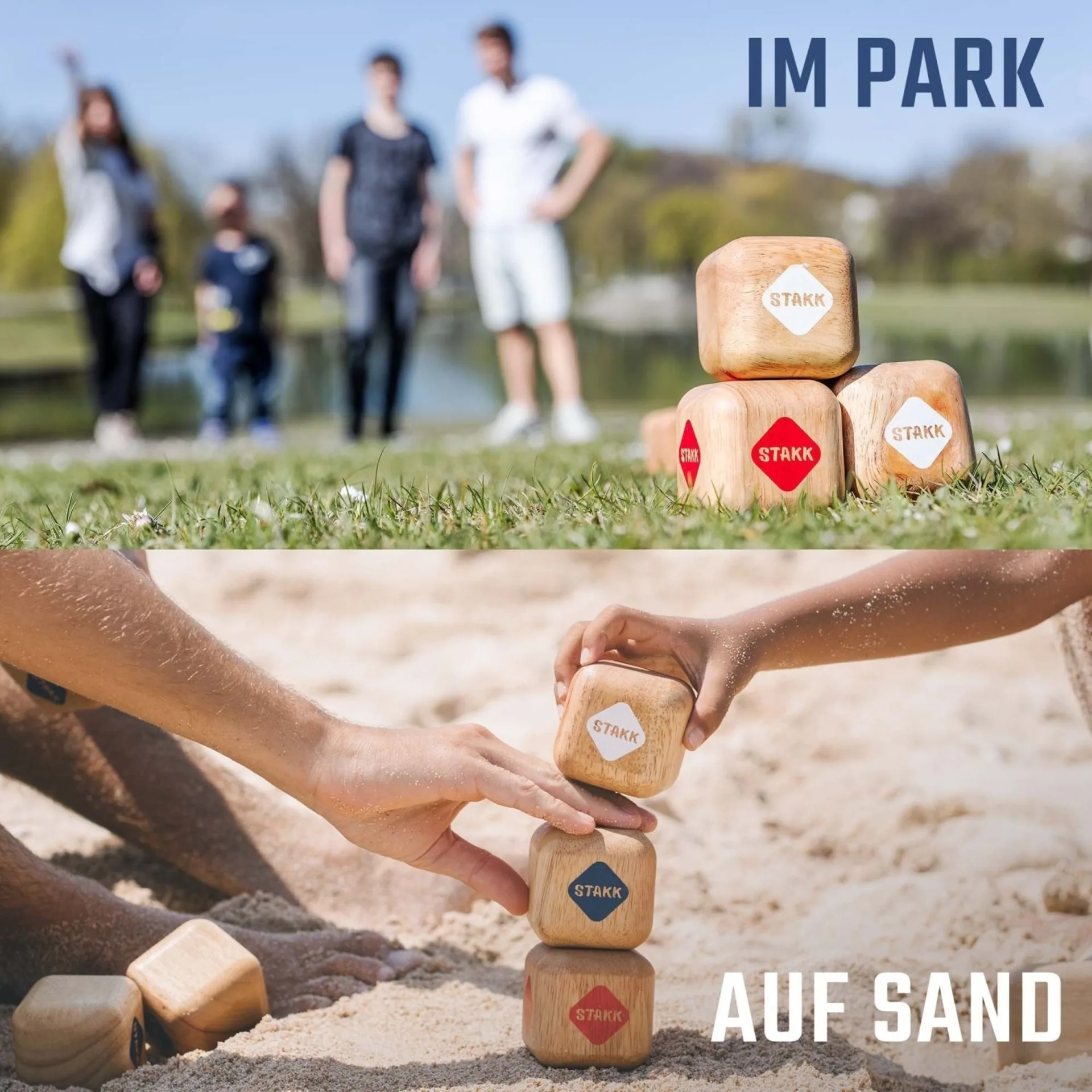 STAKK | Das Neue Outdoor-Wurfspiel | Geschicklichk