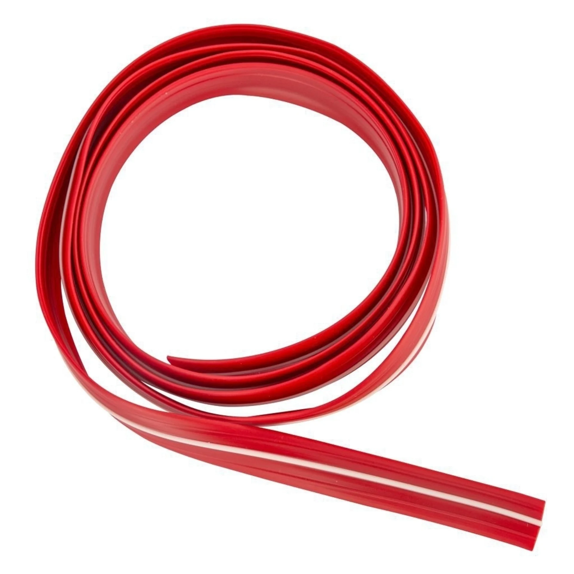 Bouche-trous uni 11,9 mm, rouge-ivoire