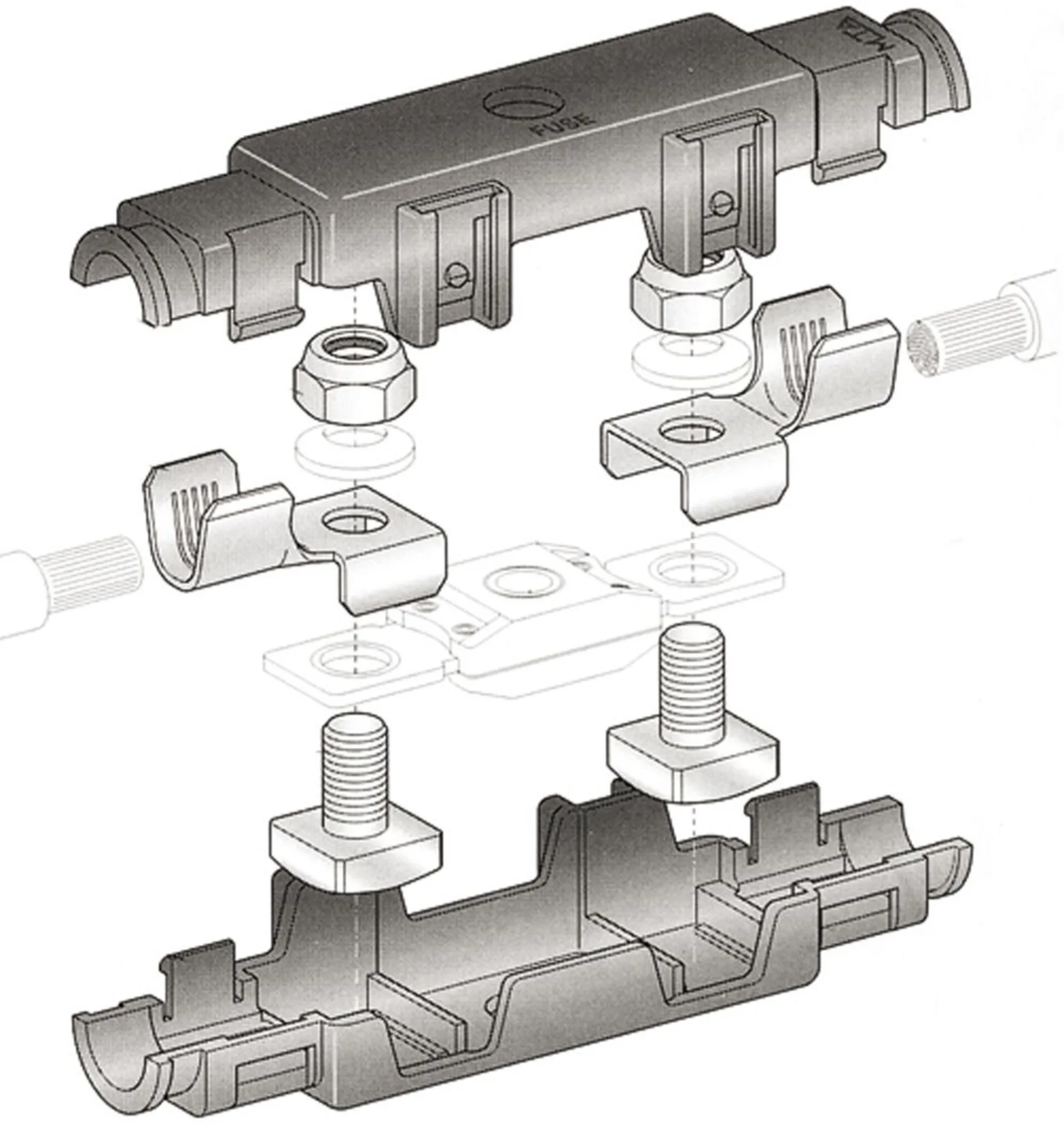 Porte-fusible volant pour MEGA