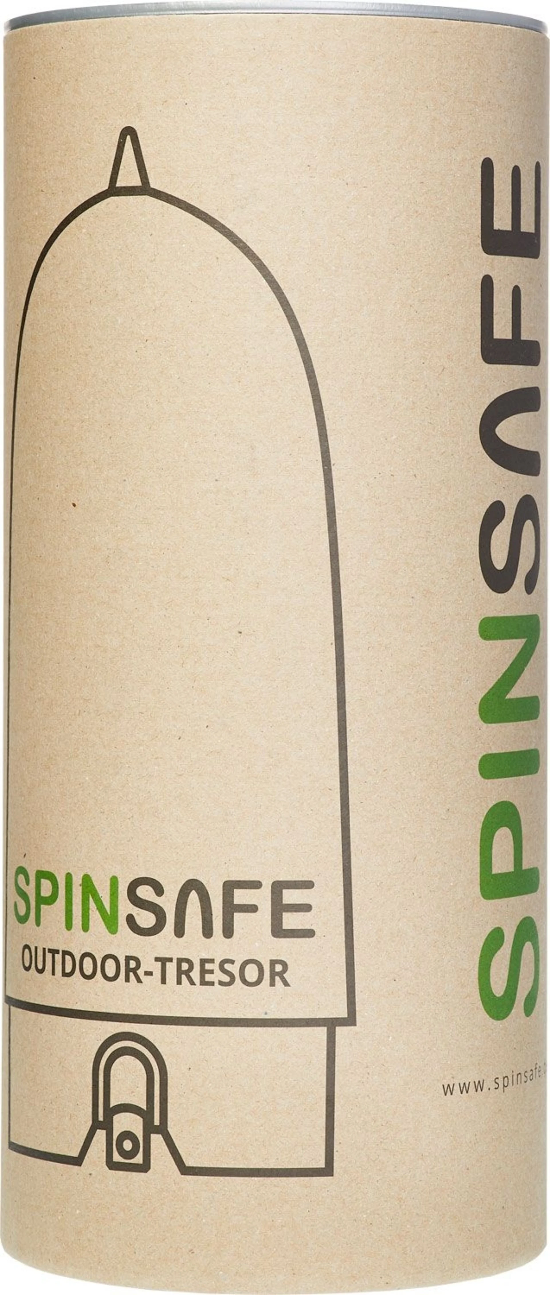 Coffre-fort d'extérieur Spinsafe avec serrure à combinaison Vert