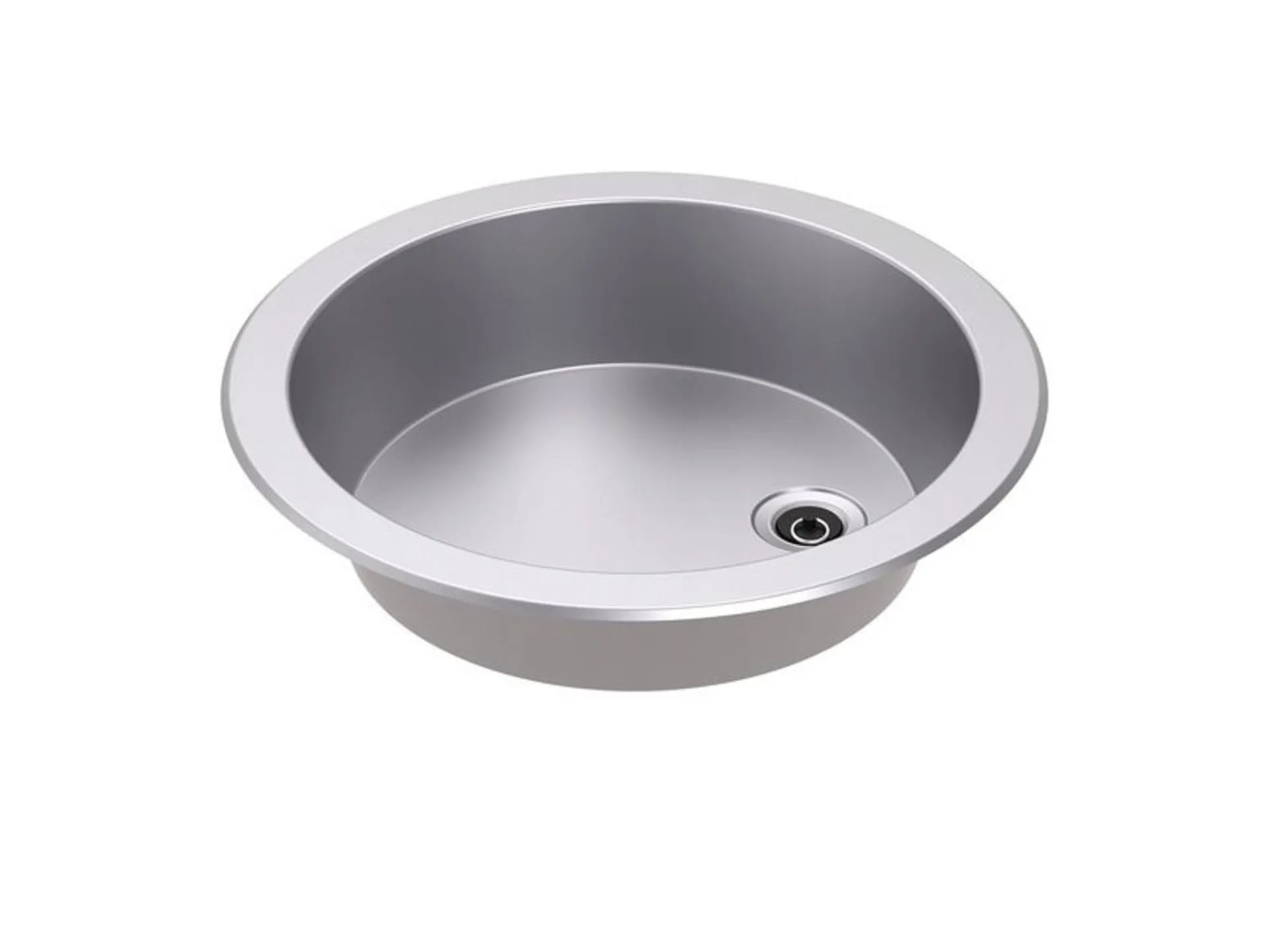 Edelstahl Spülbecken rund Ø461 x H127mm, 12.9L - Thetford Series 23