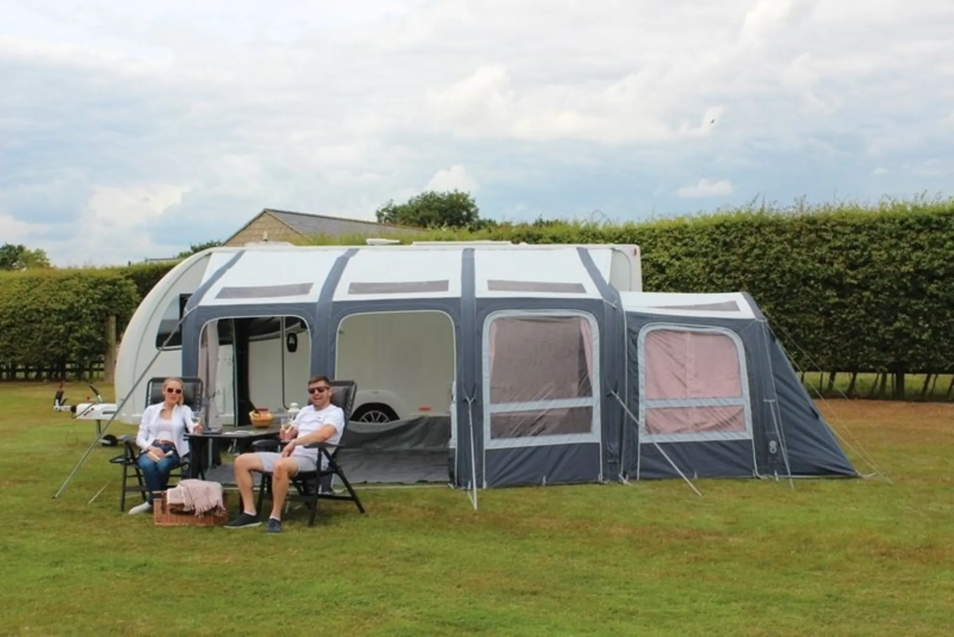Auvent de caravane Premium Esprit 420 Pro RVS avec système Vario de Outdoor Revolution