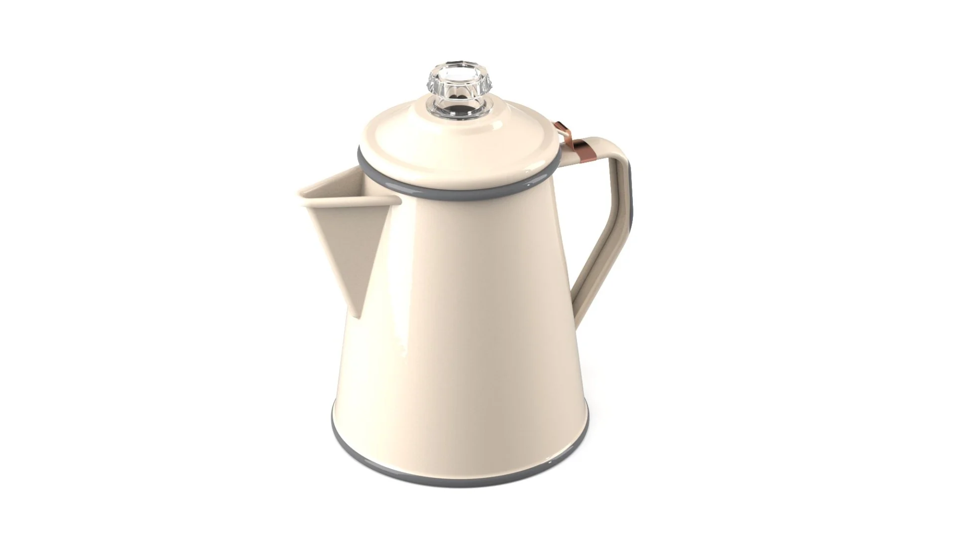 GSI MESA Percolator 8 Cup - Cream