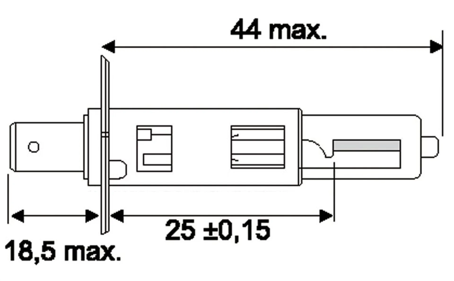 CARLEX - Glühlampe H1 12V 55W