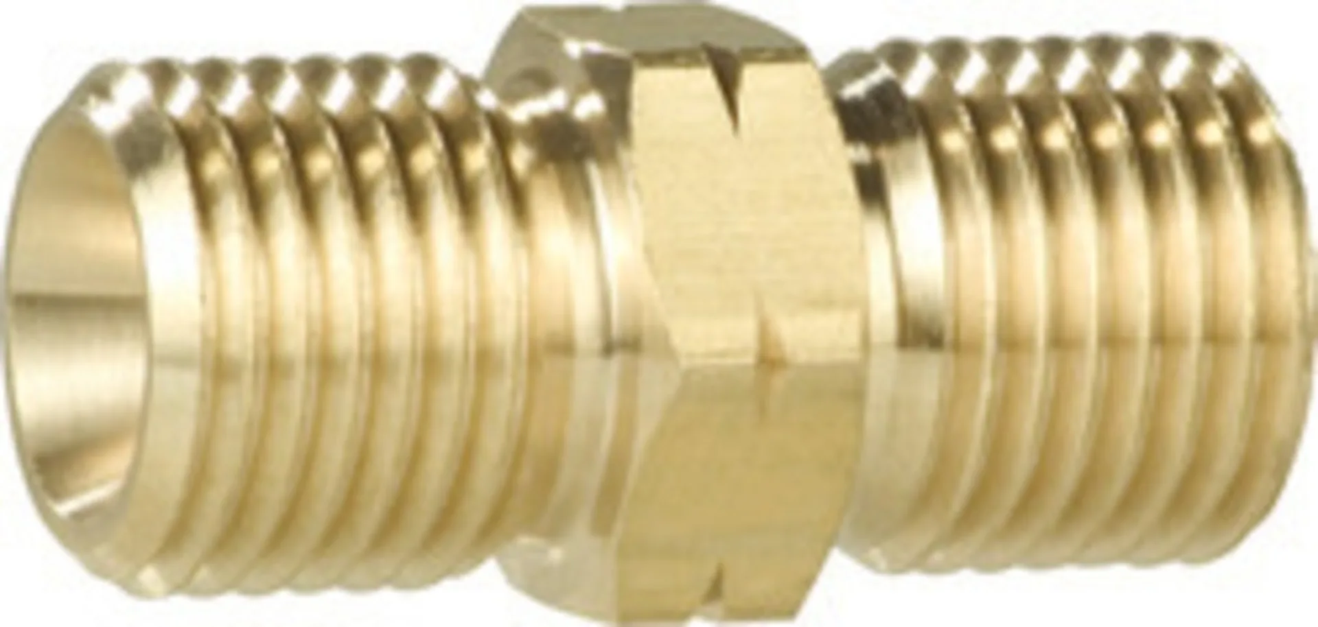 Kupplung für Gasschlauch - Beidseitig 1/4" Außengewinde