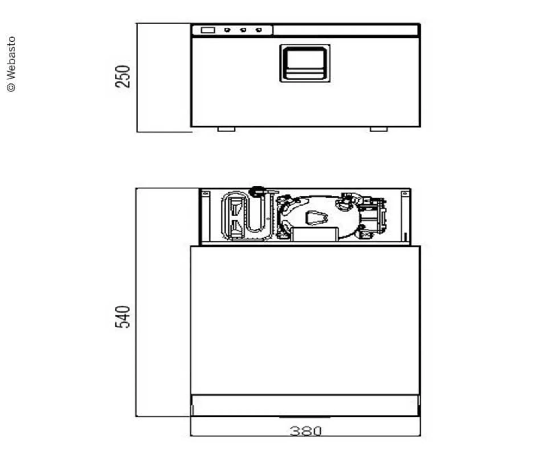 Webasto Kühlschublade Drawer 16 - 12/24V, 16 Liter