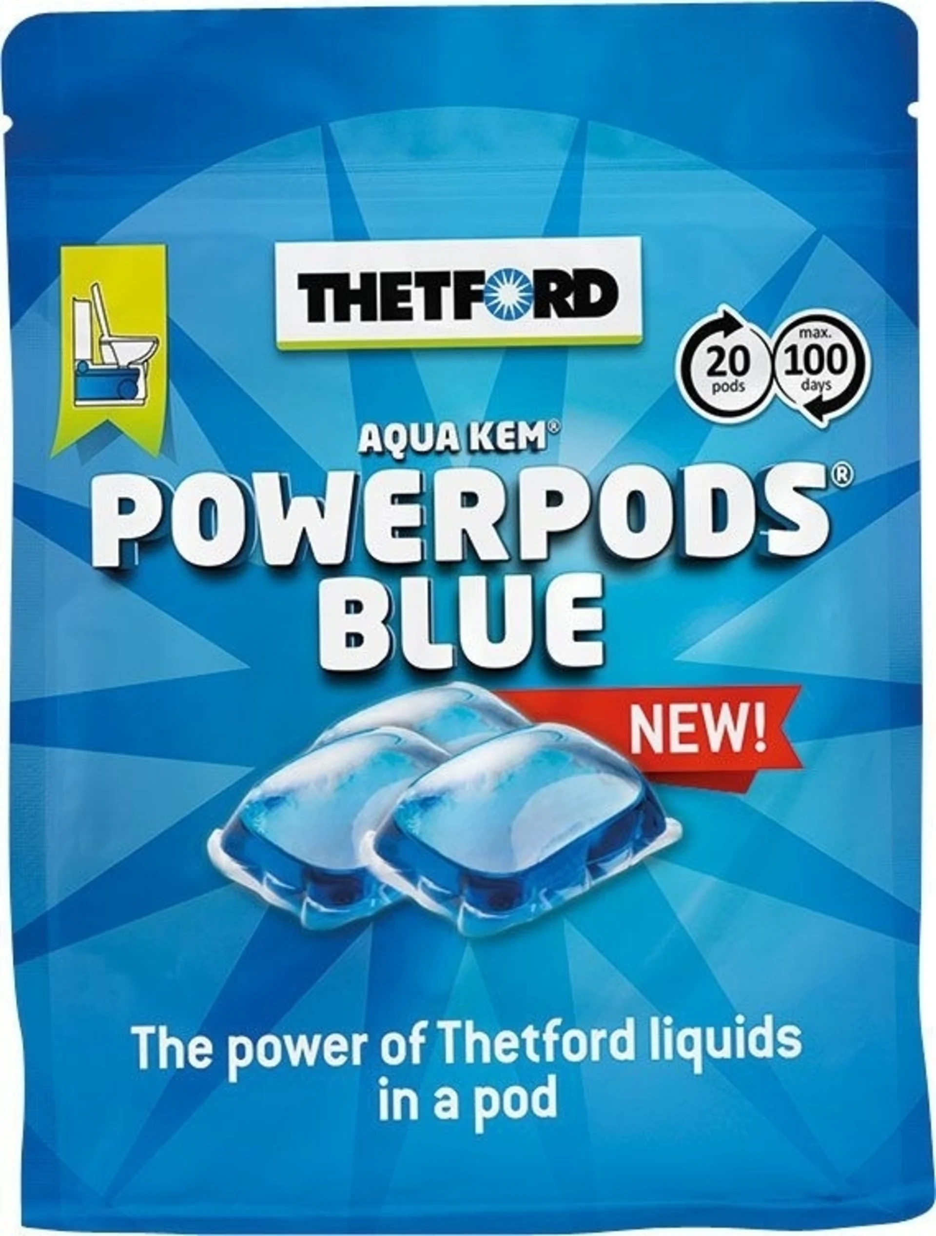 Thetford PowerPods Blue additif sanitaire 20 pods