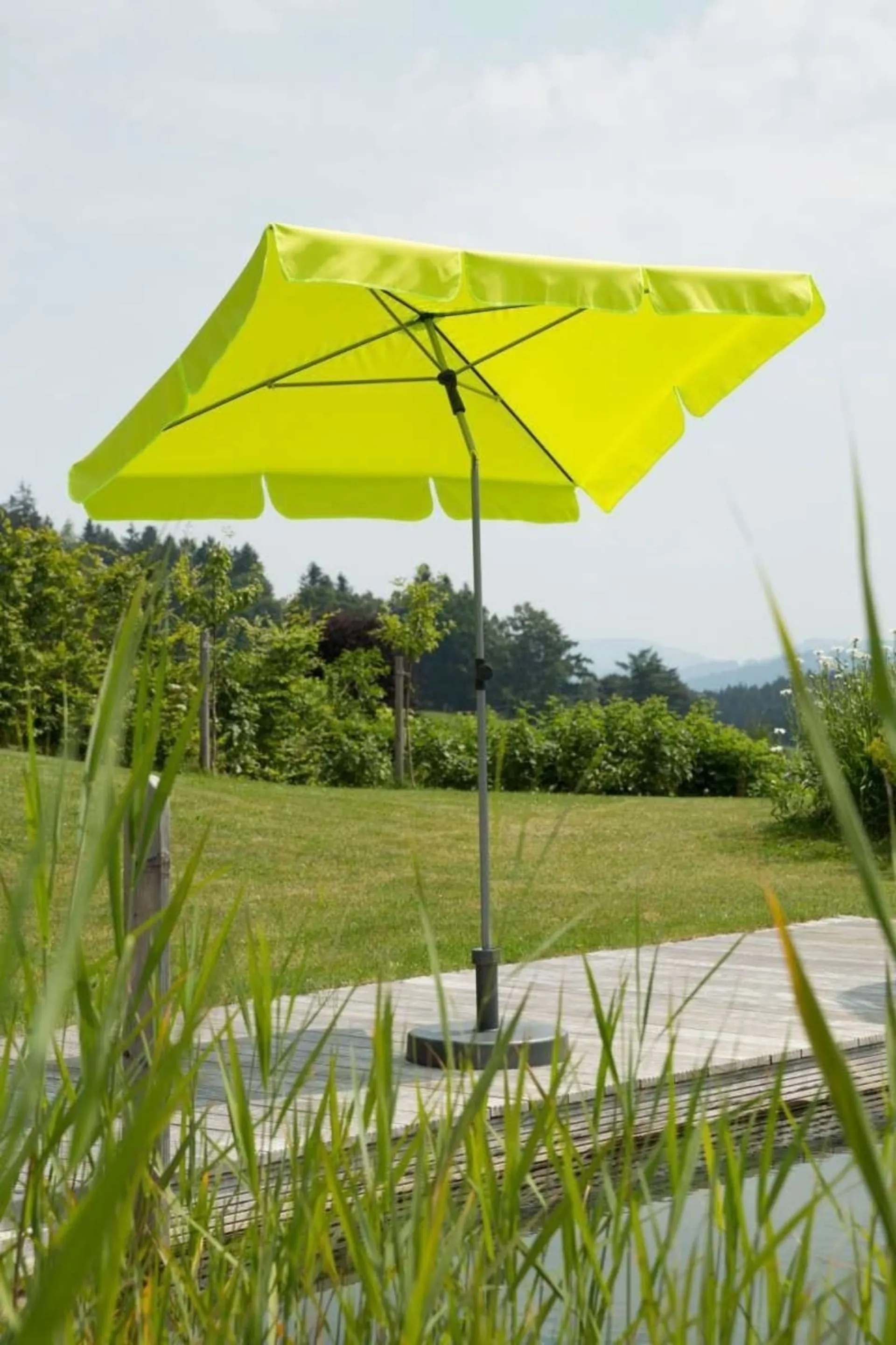 Schneider Parasol Locarno carré vert