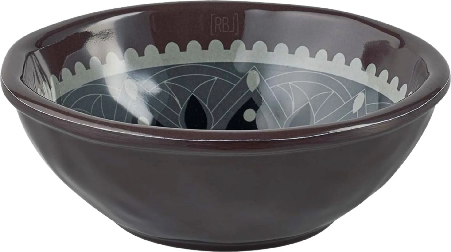 Rebel Outdoor bol en mélamine 11 cm marron