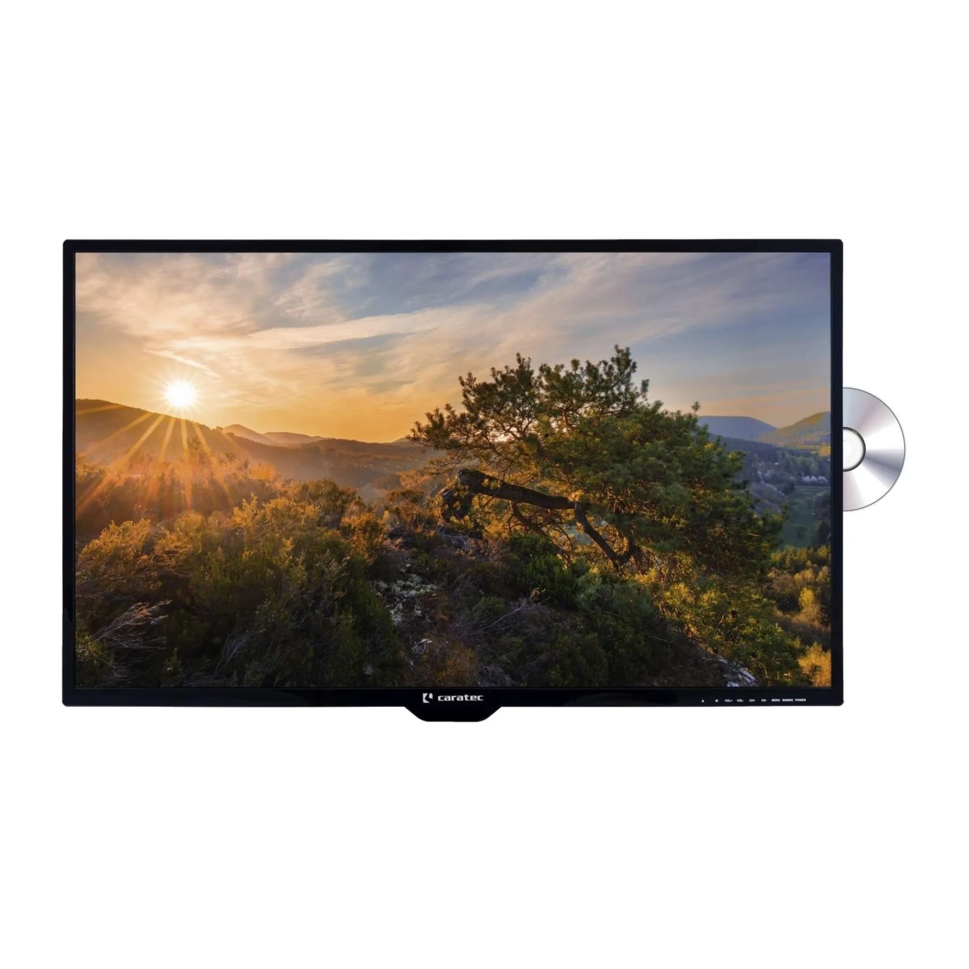Caratec Vision CAV320P-D Téléviseur grand angle 80cm 32" avec DVB-T2 HD DVB-S2 et lecteur DVD