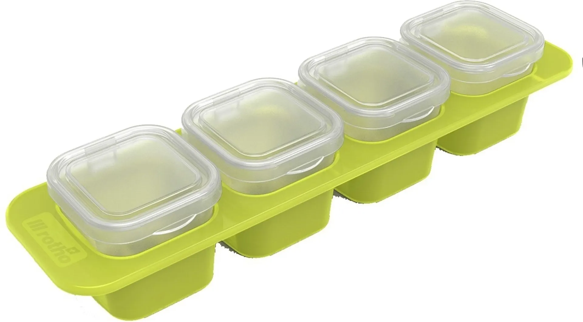 Rotho Domino Mini Gefrierdosen limettengrün