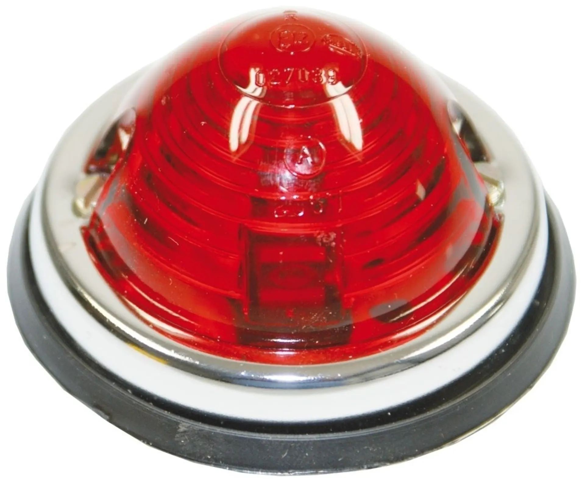 Positionsleuchte rot (wie Hella 2SA997022001) ø 70mm / Metallsockel