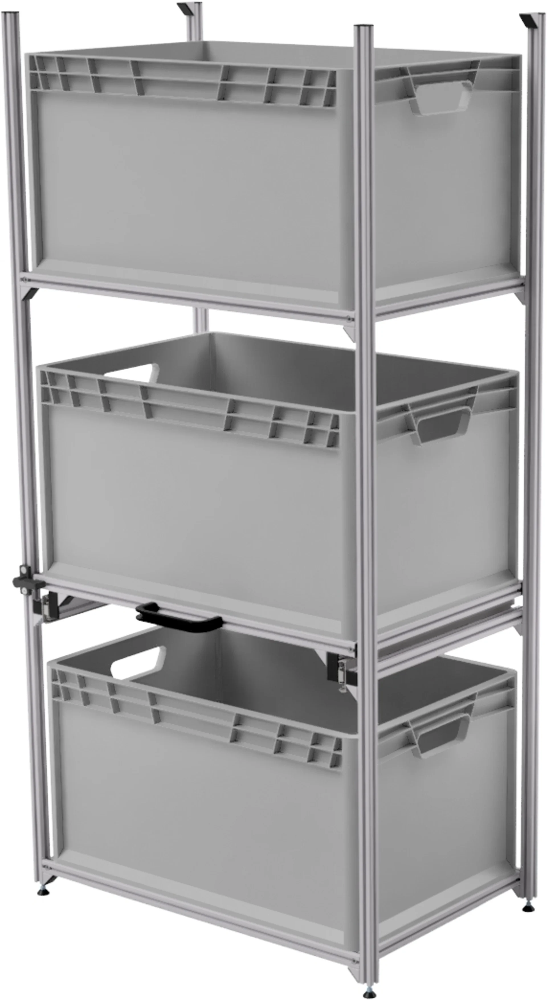 Regalsystem Quer 64 mit Teleskop SYS-Rack