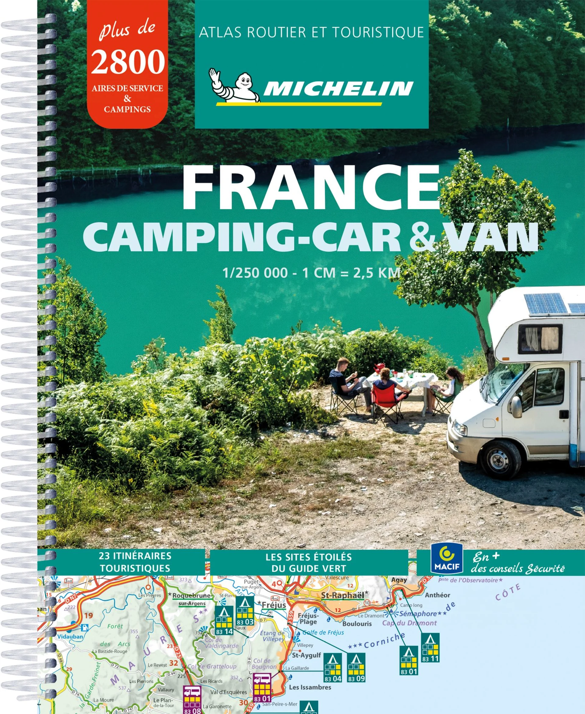 Michelin Atlas France Camping Car / Van