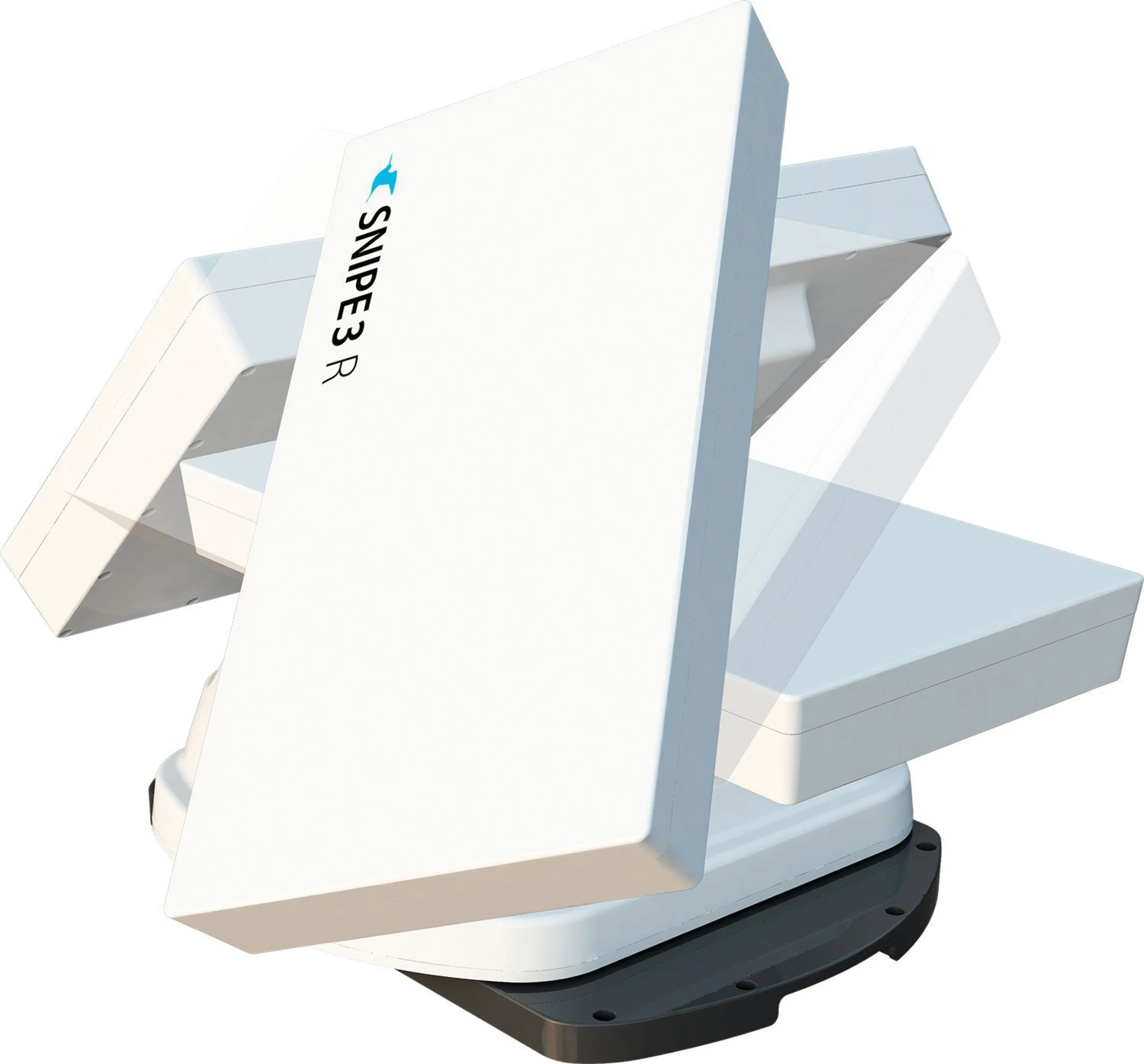 Selfsat Snipe 3 R Antenne satellite plate entièrement automatique avec télécommande Twin LNB