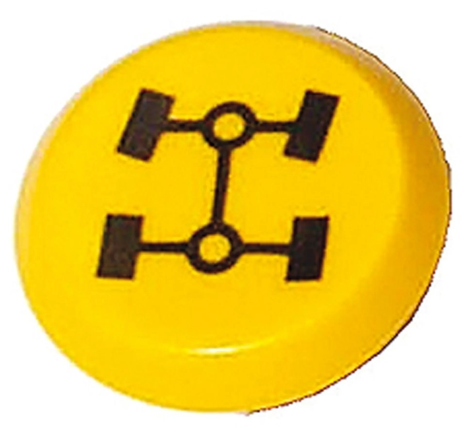 Emblème Pneutron "toutes roues motrices" jaune