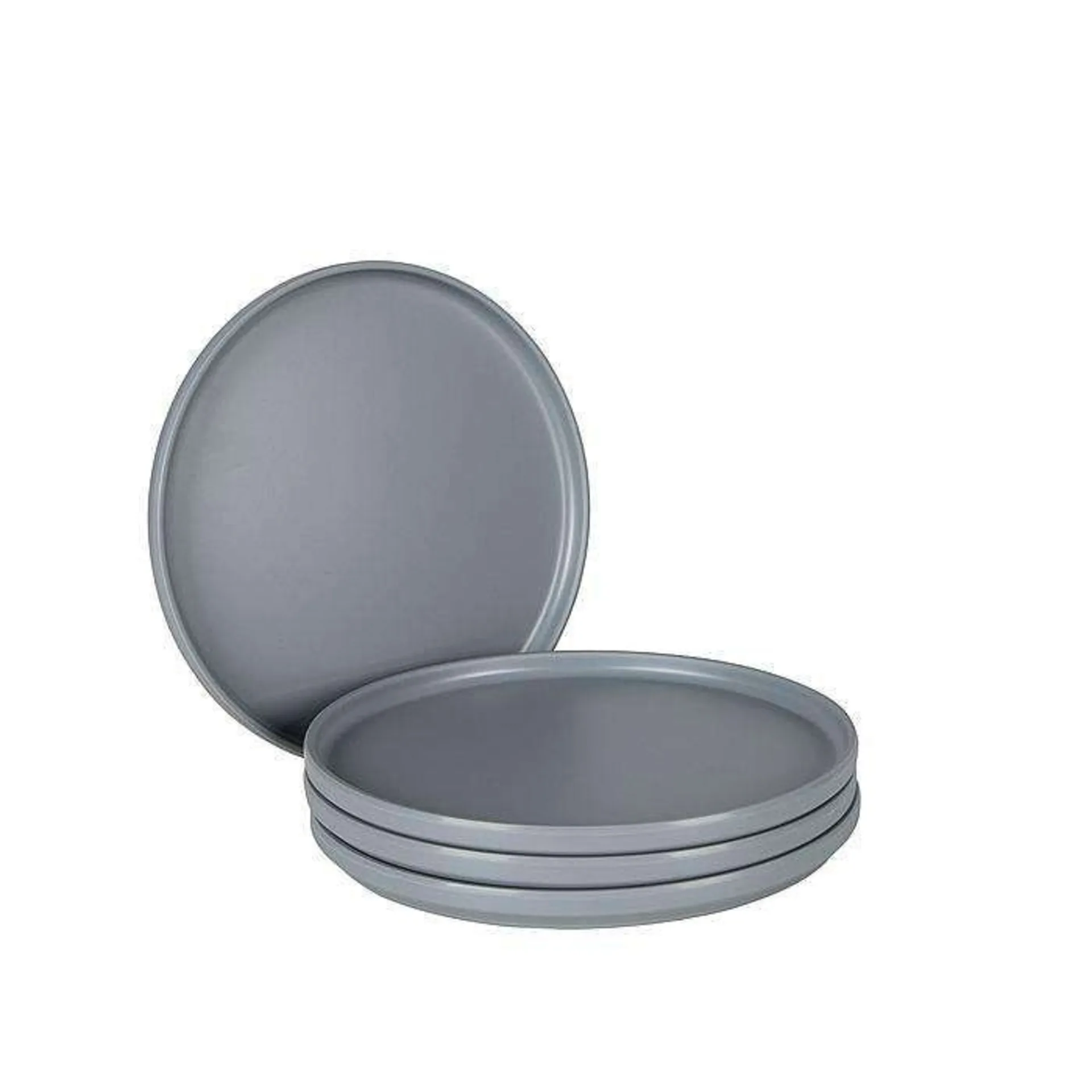 Bo-Camp Patom set de vaisselle en mélamine 16 pcs. gris