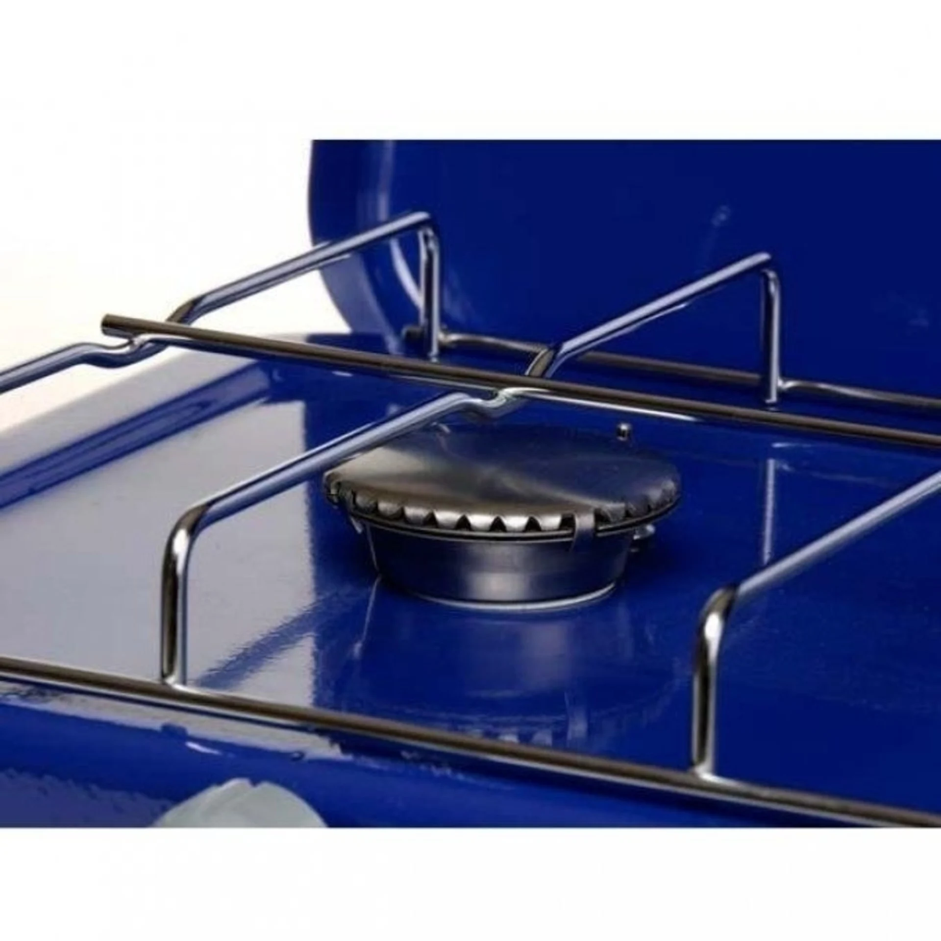Berger 2-flammiger Gaskocher blau 3,2 kw, 50 mbar und Zündsicherung
