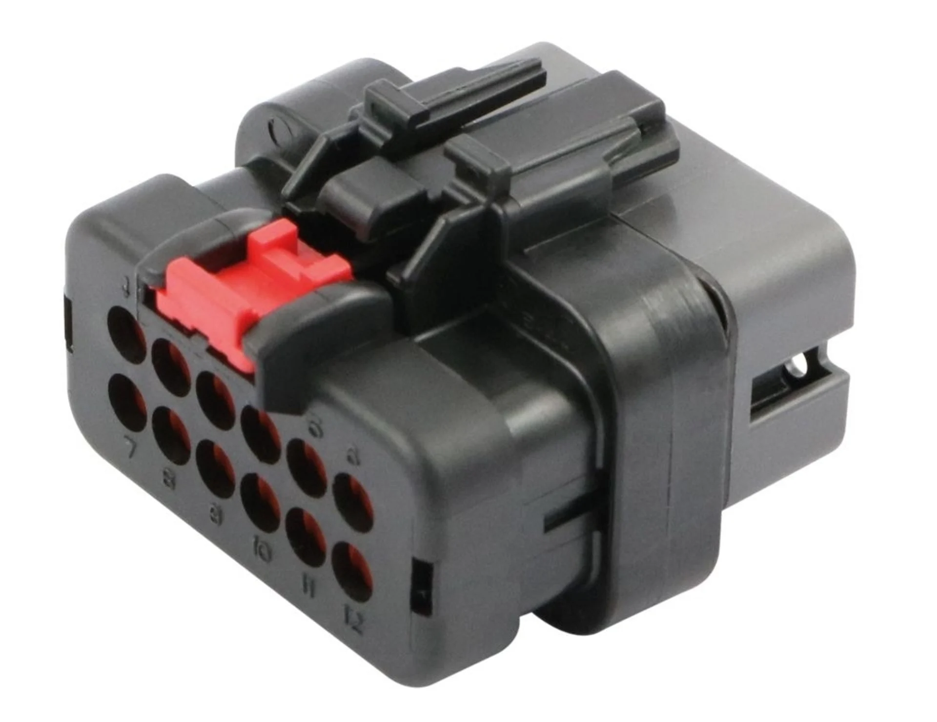 AMPSeal 16 - Boîtier femelle 12 pôles Key B gris