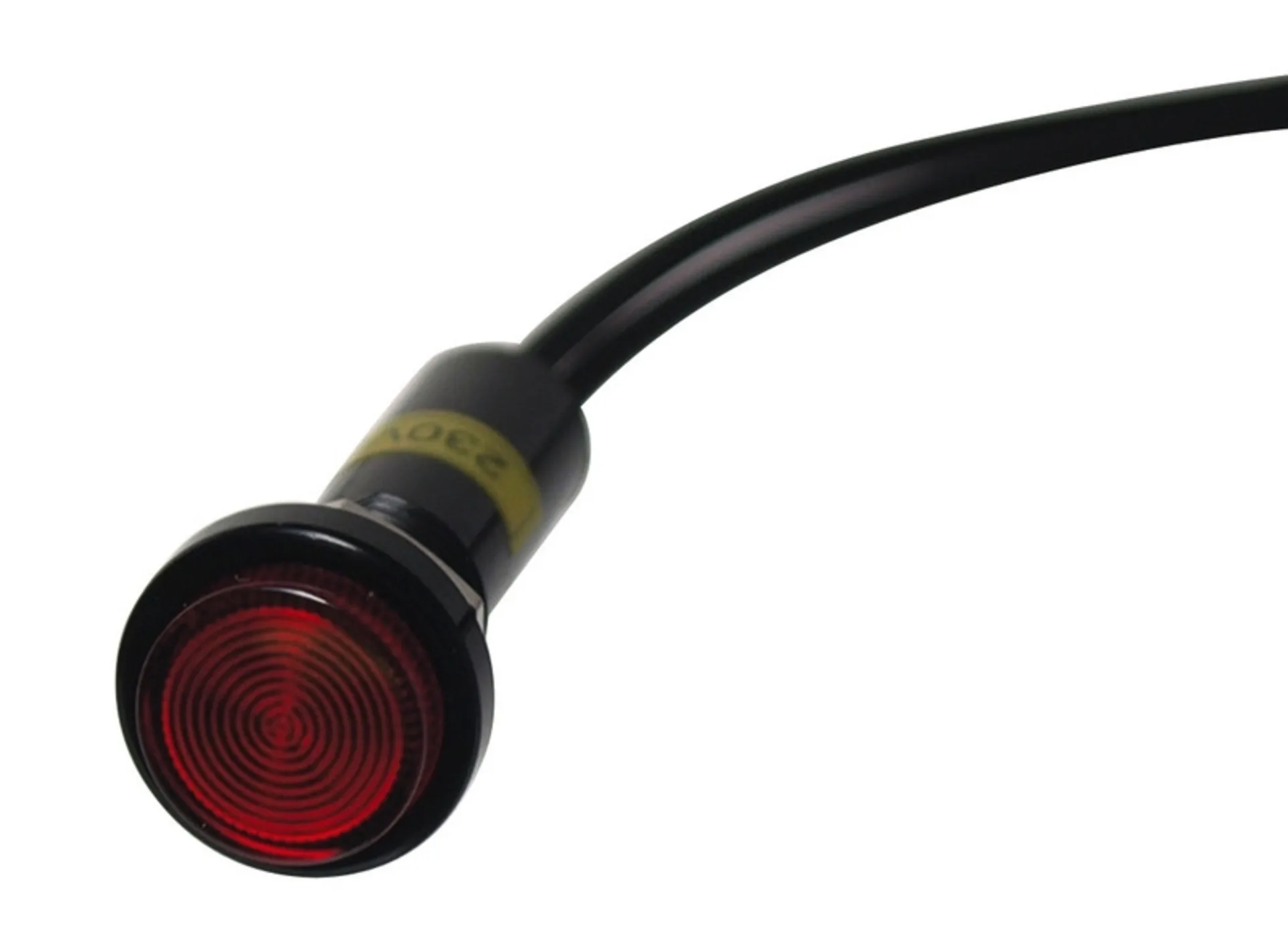 Lampe de signalisation rouge au néon avec témoin lumineux (230V)