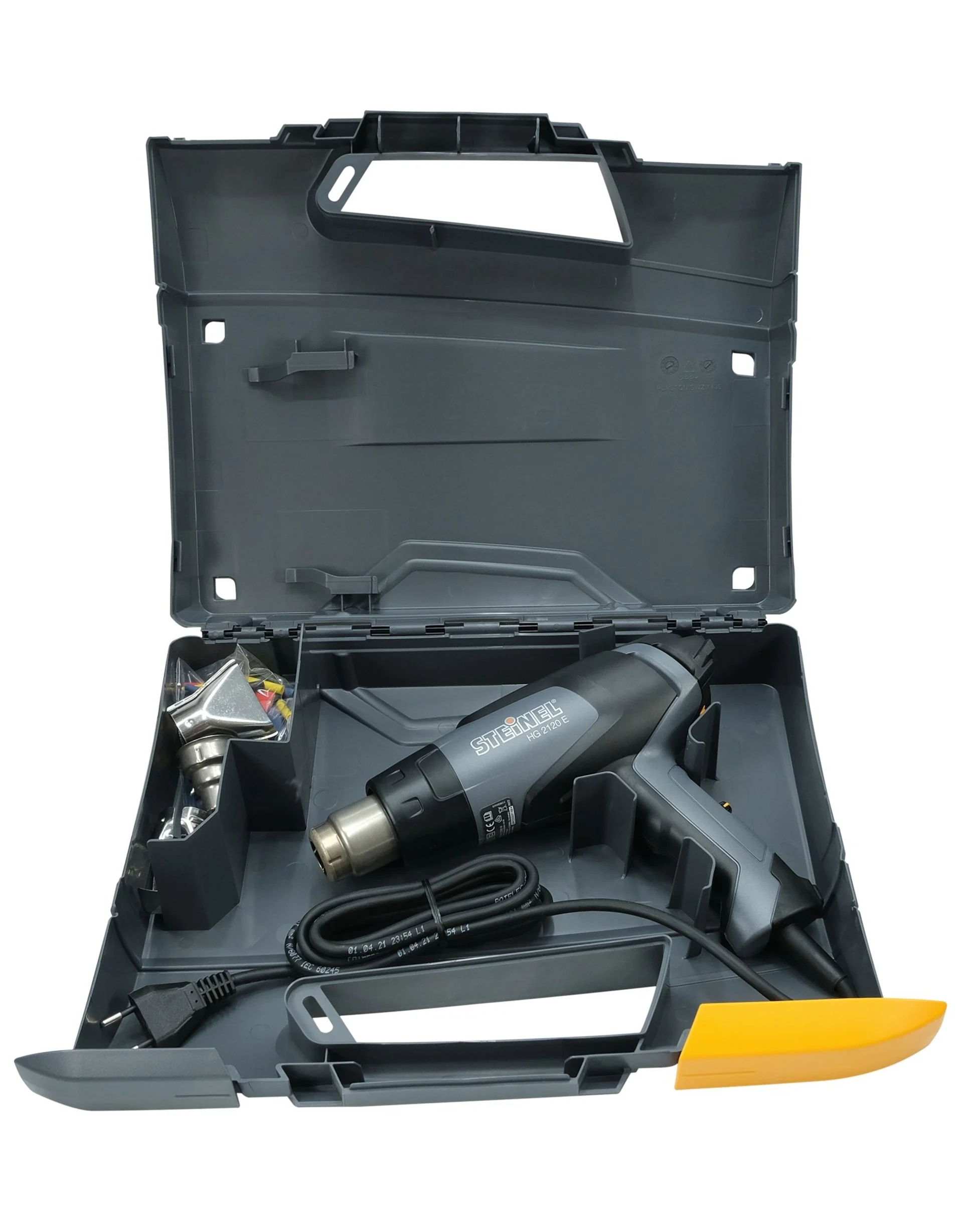 Heissluftgebläse HG2120E im Koffer-Set 3-Stufengebläse, stufenlose Temp.regelung Heissluftgebläse HG2120E im Koffer-Set 3-Stufengebläse, stufenlose Temp.regelung