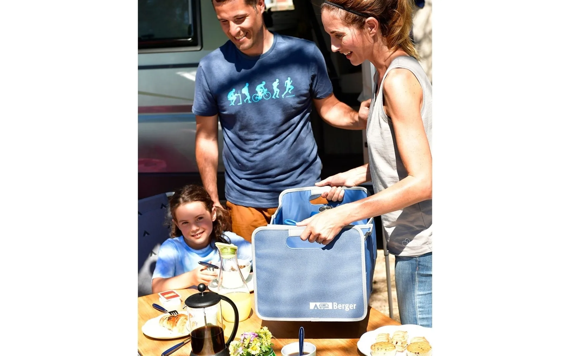 Berger Faltbox Blau 30 Liter