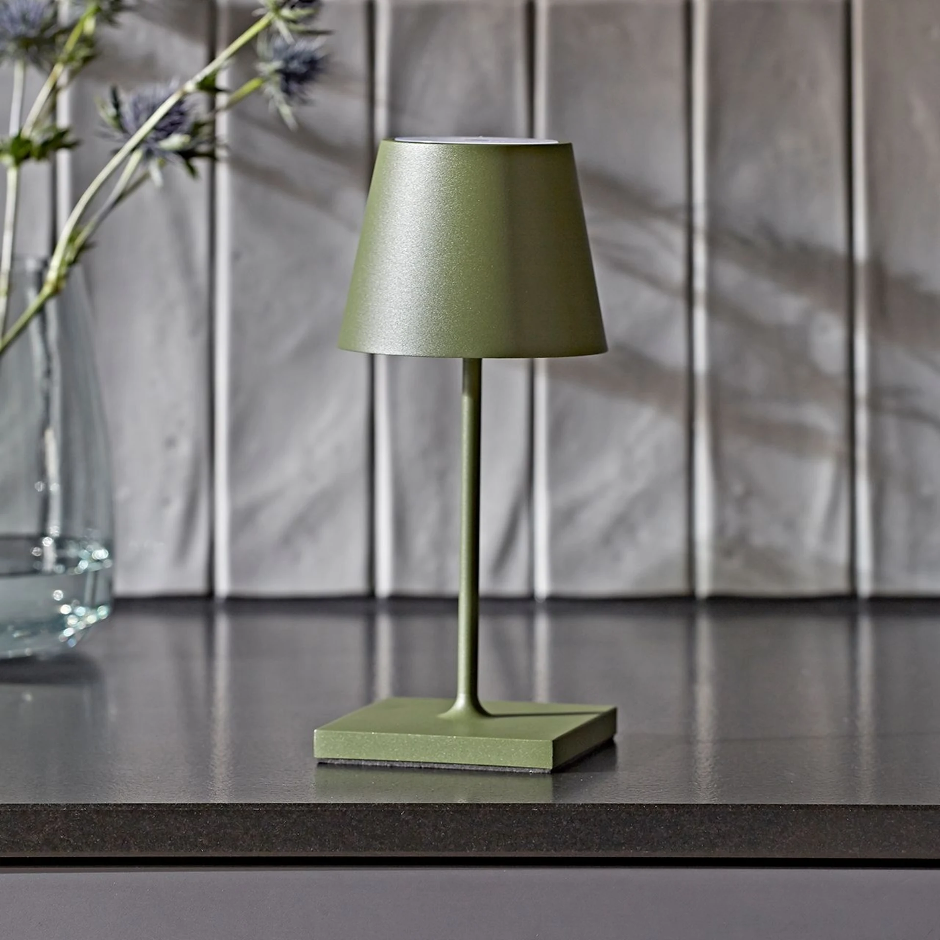 Lampe de table rechargeable Sigor Nuindie mini 250 mm, vert sapin Lampe de table rechargeable Sigor Nuindie mini 250 mm, vert sapin