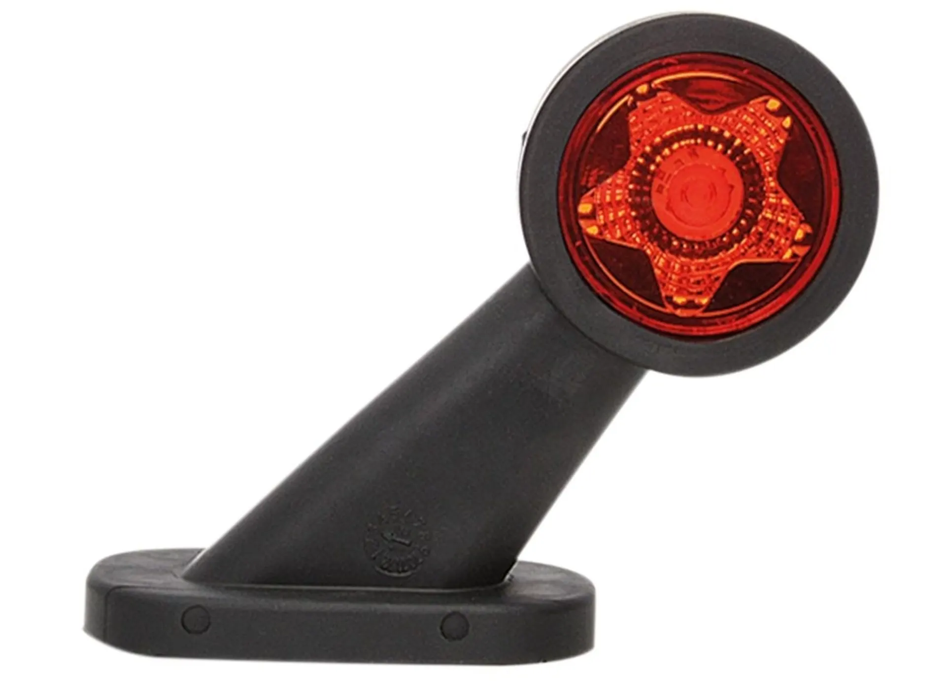 WAS - LED-Umrissleuchte STAR 12/24 V rechts 134.5 x 108 mm, Halterung 45°, IP68 WAS - LED-Umrissleuchte STAR 12/24 V rechts 134.5 x 108 mm, Halterung 45°, IP68