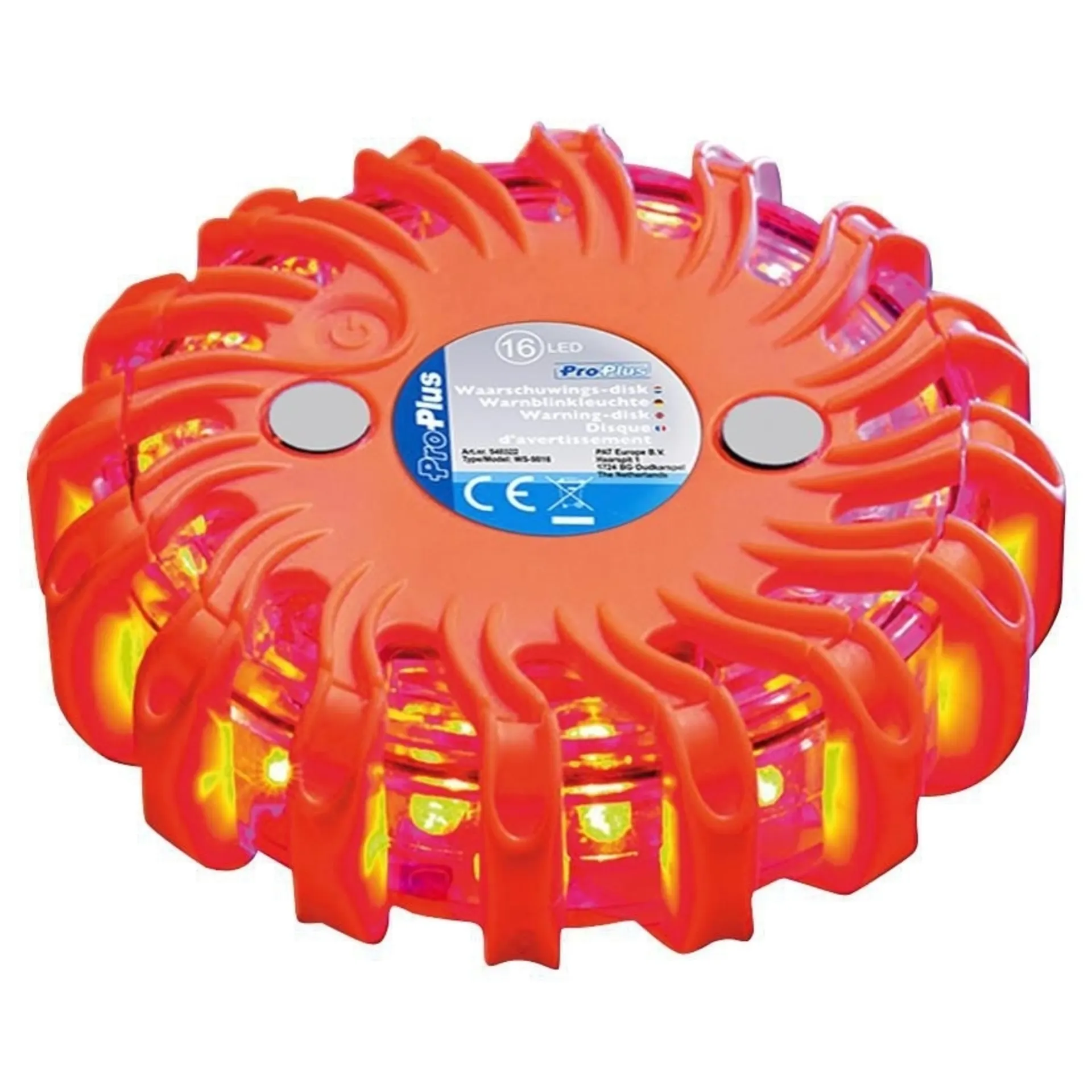 ProPlus Notfall LED Warnblinkleuchte mit Magnet