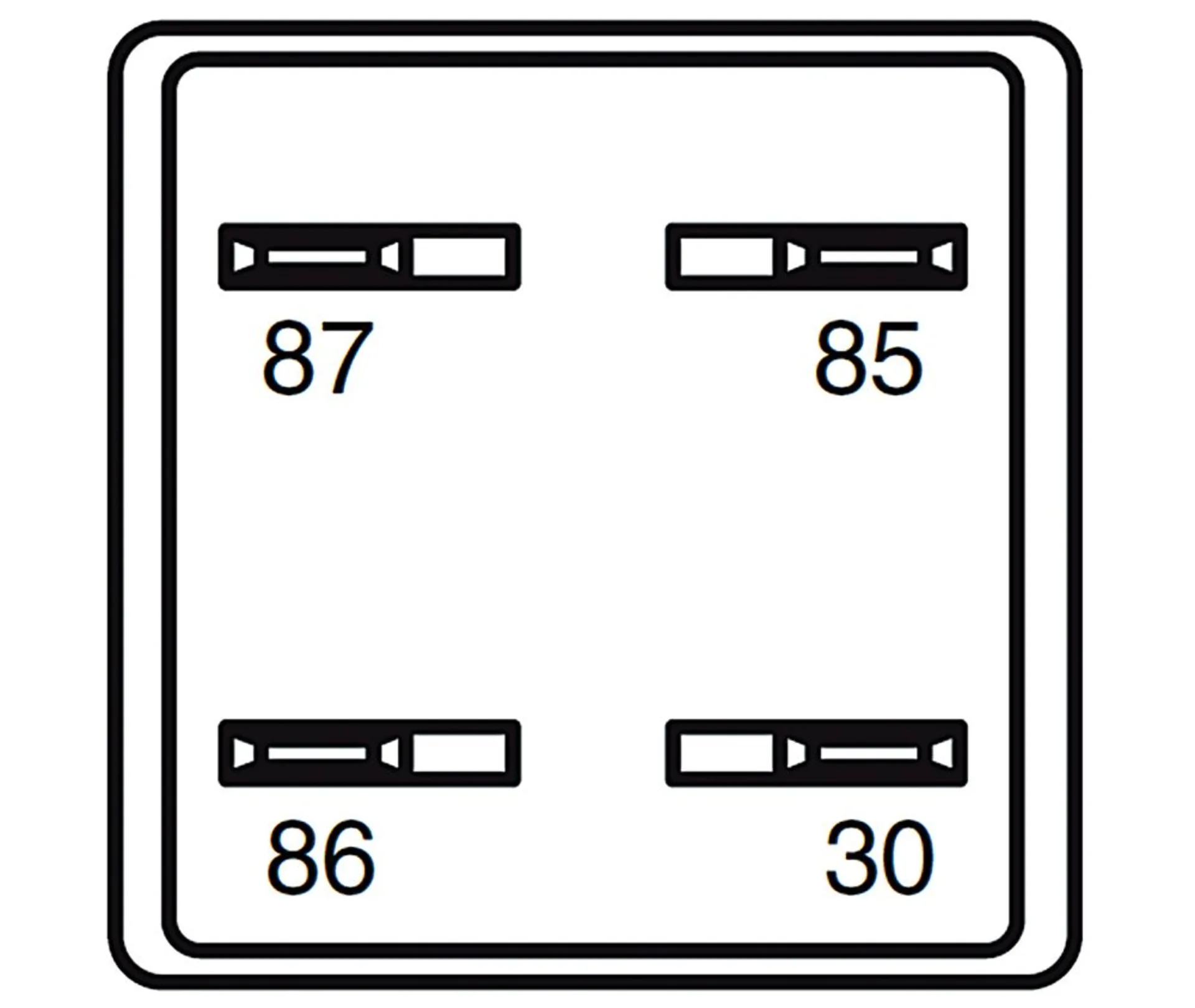 Ultra-Micro-Relais 0-1 12 V 20 A 0 - 1 / 12 V 20 A, mit Widerstand, ISO 280