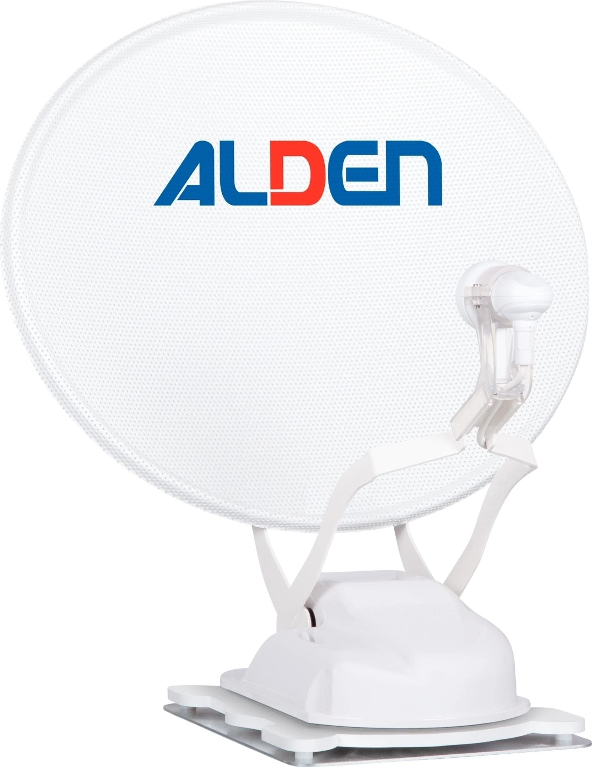 Alden Onelight 60 HD EVO Ultrawhite Vollautomatische Single-LNB Sat-Anlage inkl. S.S.C. HD Steuermodul weiß
