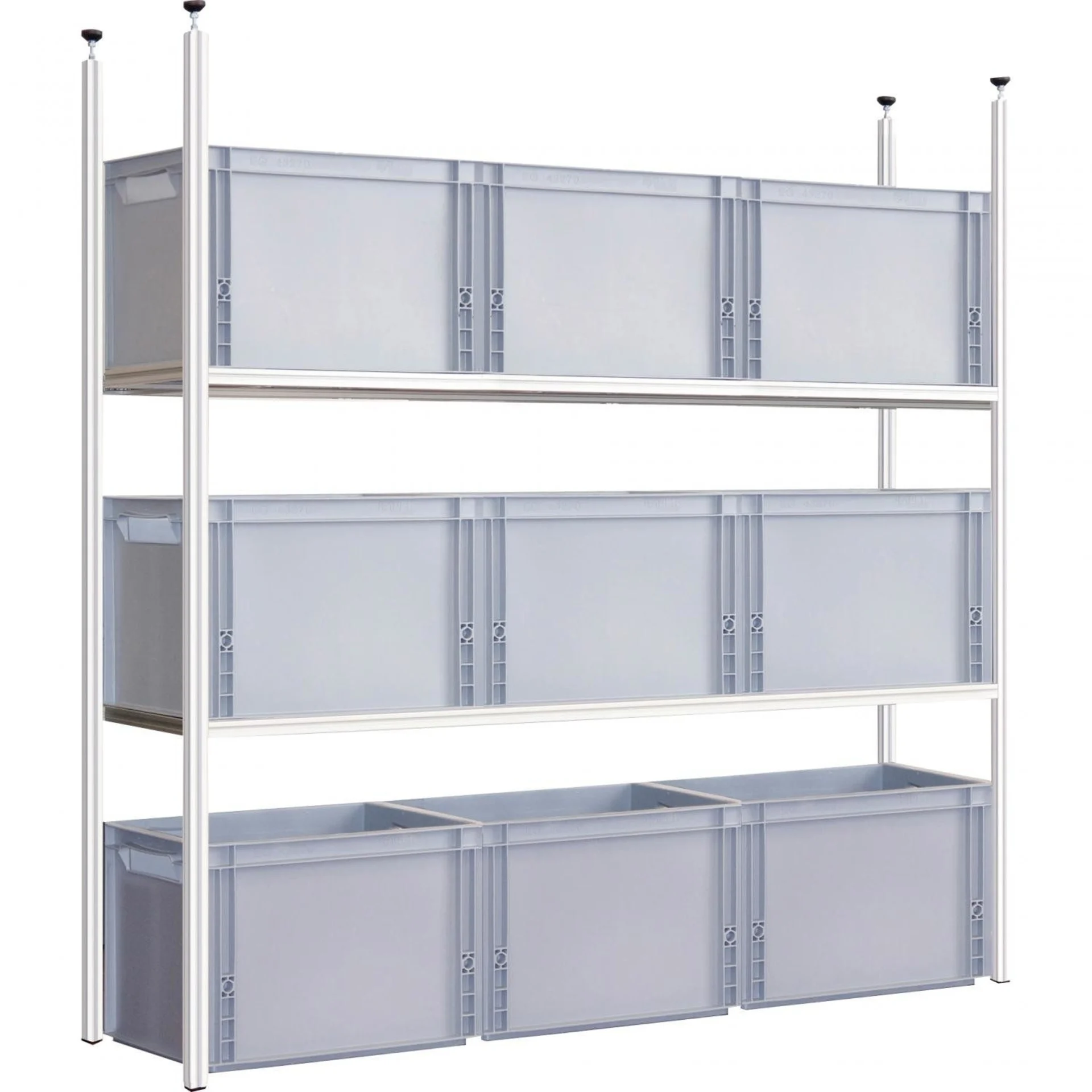 Abenteuer Caravan Regalsystem L120 inkl. 9 Stapelboxen