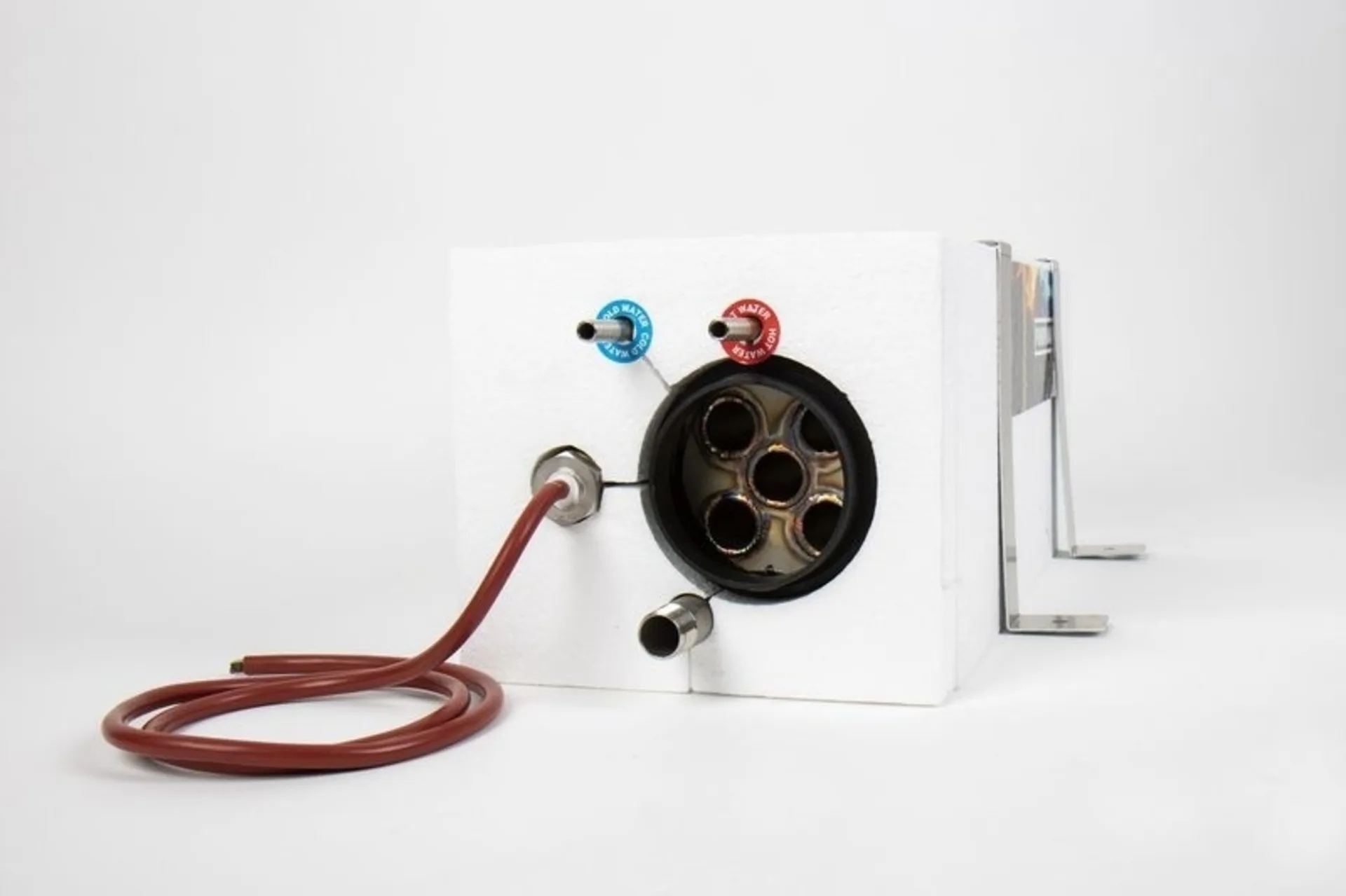 Pundmann Chauffe-eau Therm Boiler 10 Air - 10 litres, 12 volts, 200 watts - eau chaude via l'air chaud du chauffage à air ou via le réseau de bord 12 volts