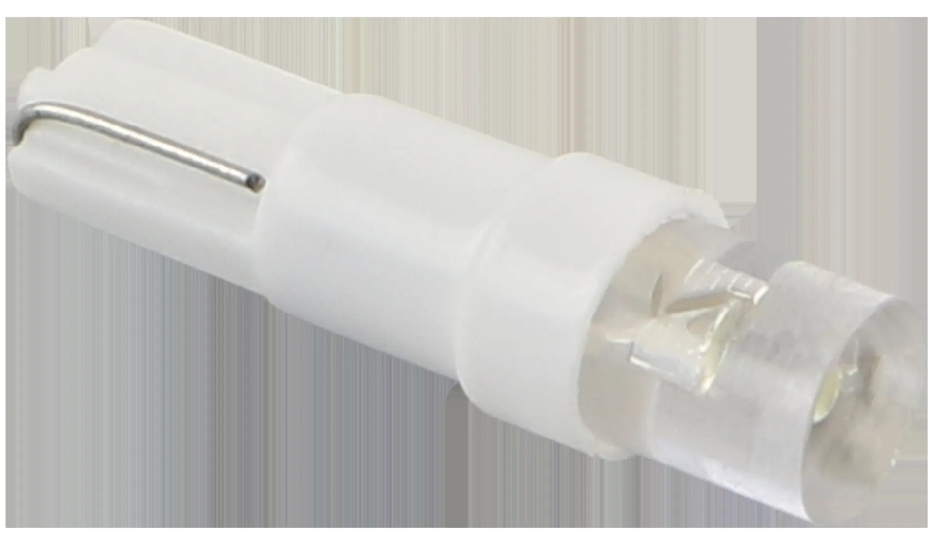 LED-Armaturen-Lampe T3 24 V weiss W2x4.6d, entspricht 27140