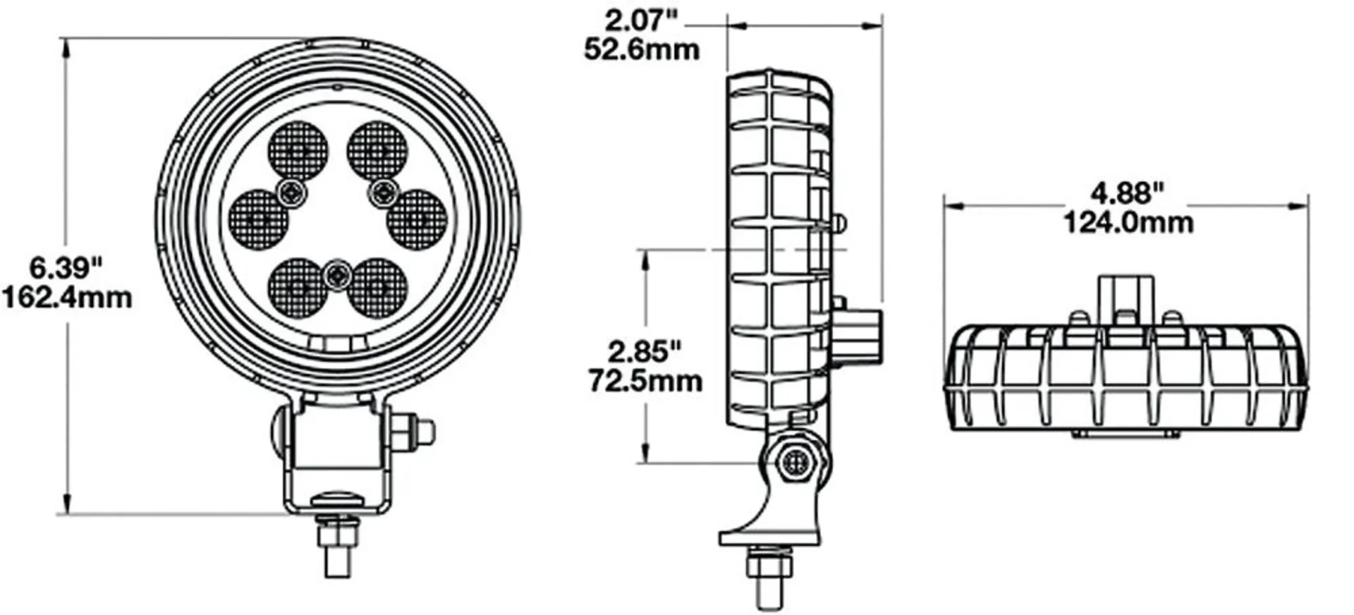 JW Speaker 670 XD Arbeitsscheinwerfer, beheizbar orange ø 124 mm, orange, 12/24 V, IP69K JW Speaker 670 XD Arbeitsscheinwerfer, beheizbar orange ø 124 mm, orange, 12/24 V, IP69K