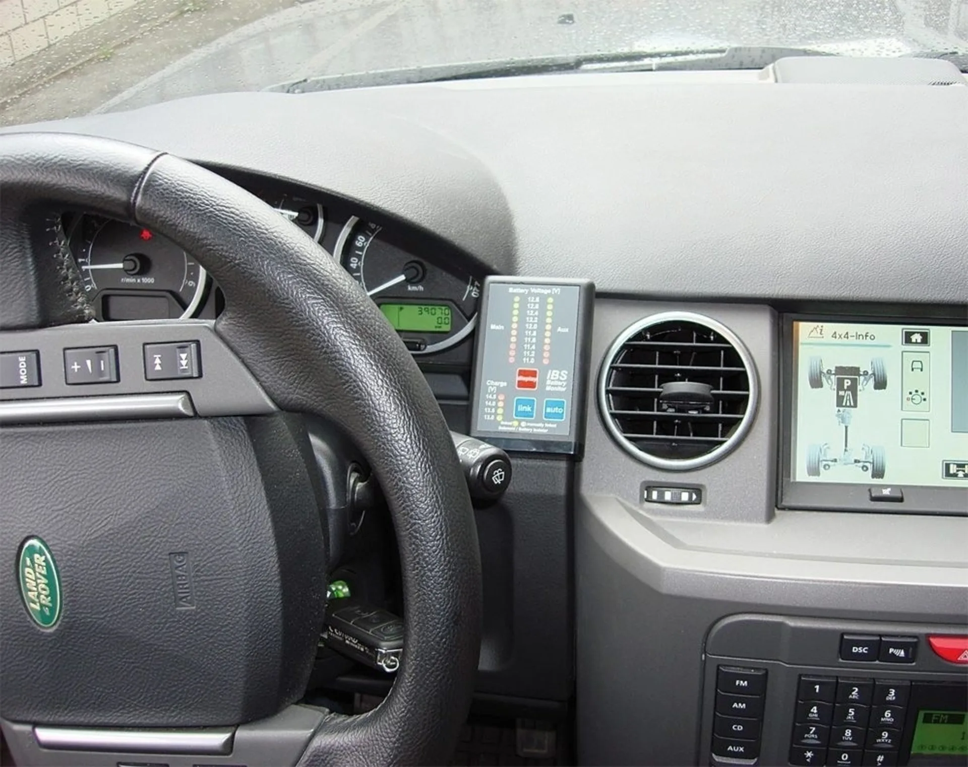 Batterietrennrelais-Set 12V mit Monitor Bi-direktional, mit Boost-Funktion, LED-Anzeige