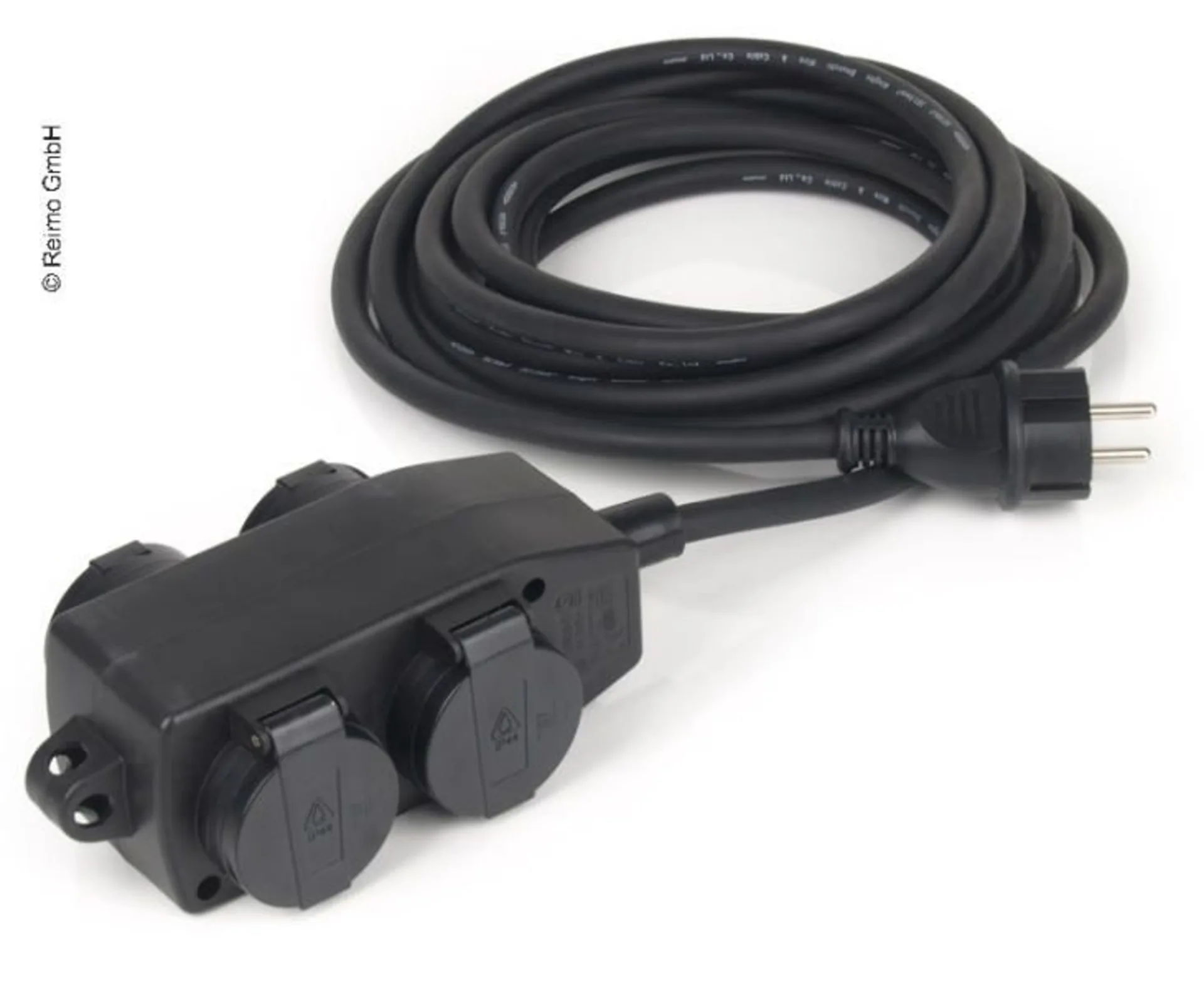 Carbest Verteilersteckdose mit 4 Steckdosen und 5m Kabel