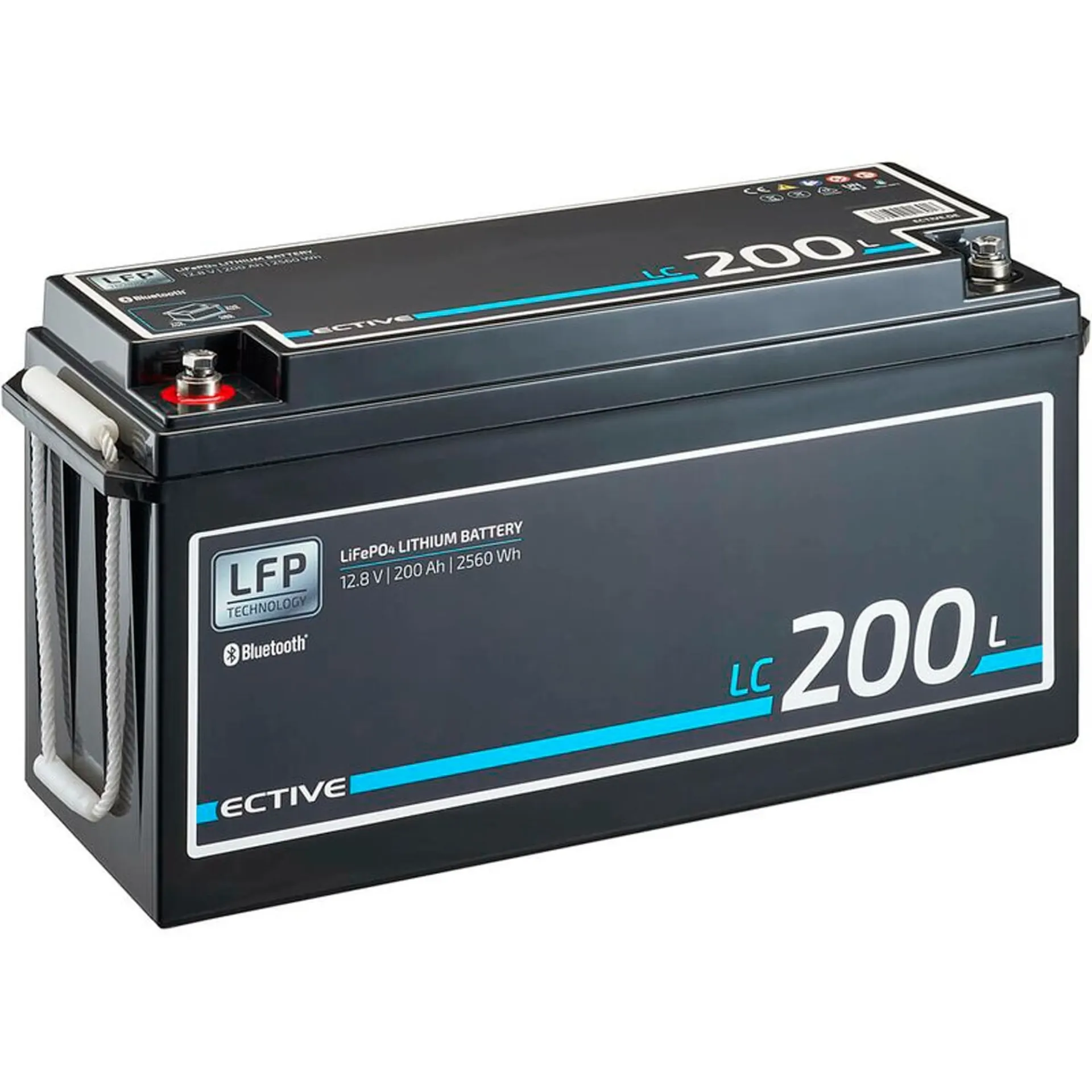 Ective LC 200L BT 12 V LiFePO4 Lithium Versorgungsbatterie 200 Ah