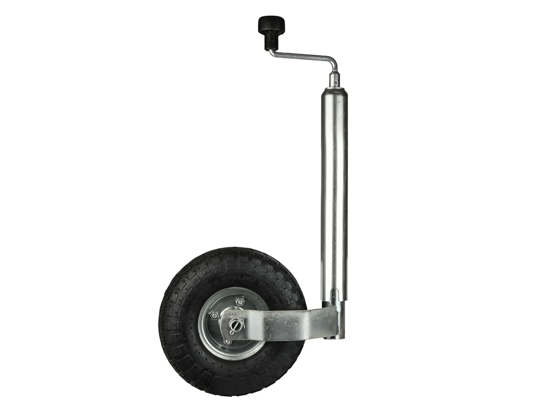 Roue d'appui LAS avec manivelle 48 mm pneus à air